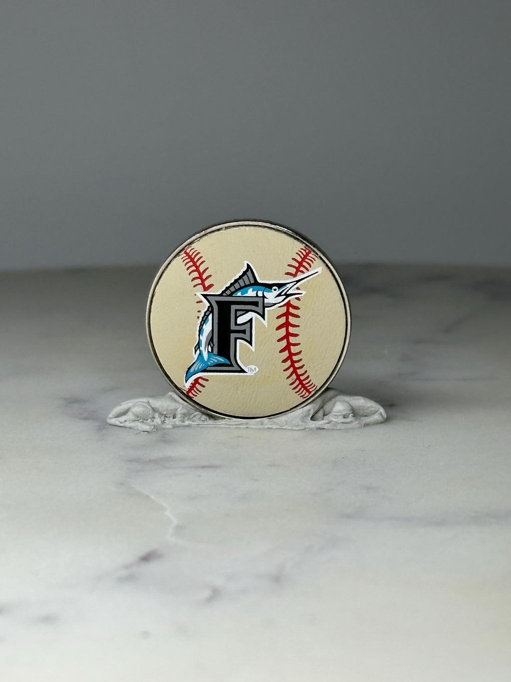 Limited Edition Florida Marlins Baseball Pin 58 of 300: Enamel Logo - MLB Sports Accessory