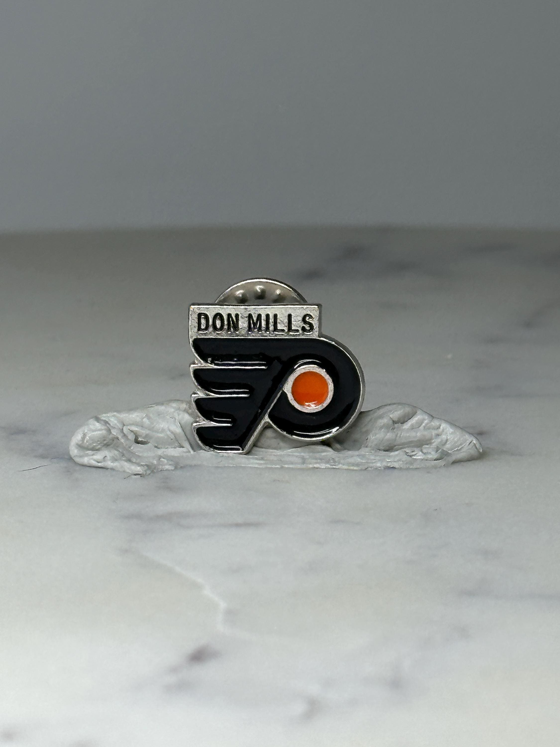 Vintage Don Mills Flyers Hockey Pin Youth Hockey Association Lapel Hat Pin Collectible
