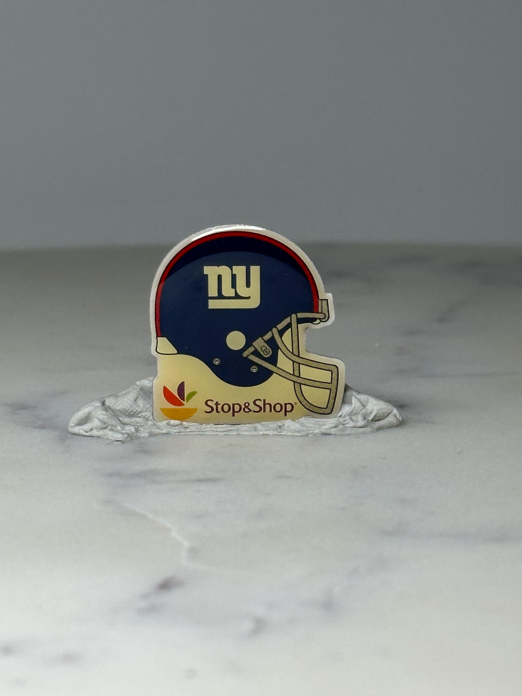 Vintage New York Giants Helmet Pin: Blue Enamel - NFL Promo