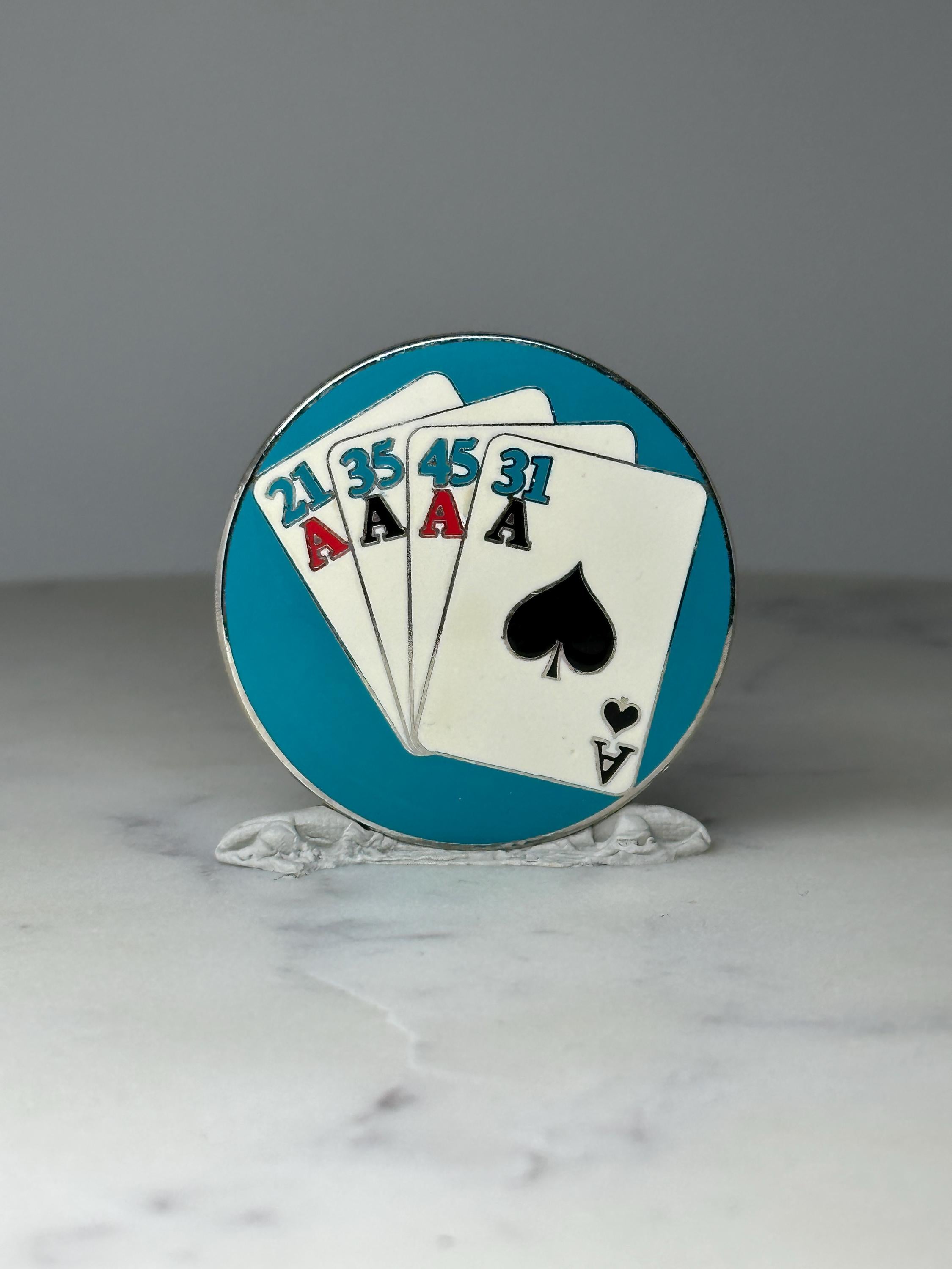 Limited Edition Florida Marlins 4 Aces Pitchers Pin 295 of 300: Beckett Willis Mecir Valdez - Baseball Collectible