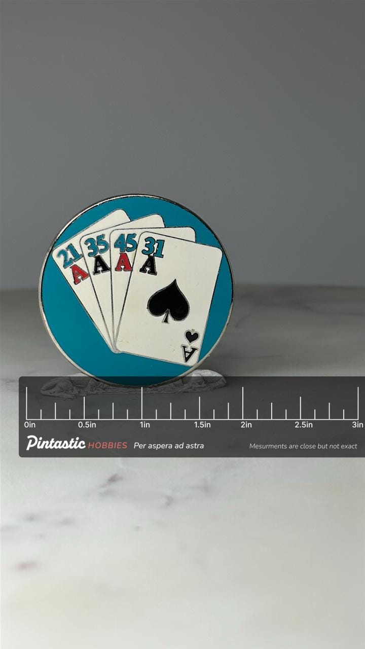 Limited Edition Florida Marlins 4 Aces Pitchers Pin 295 of 300: Beckett Willis Mecir Valdez - Baseball Collectible with ruler