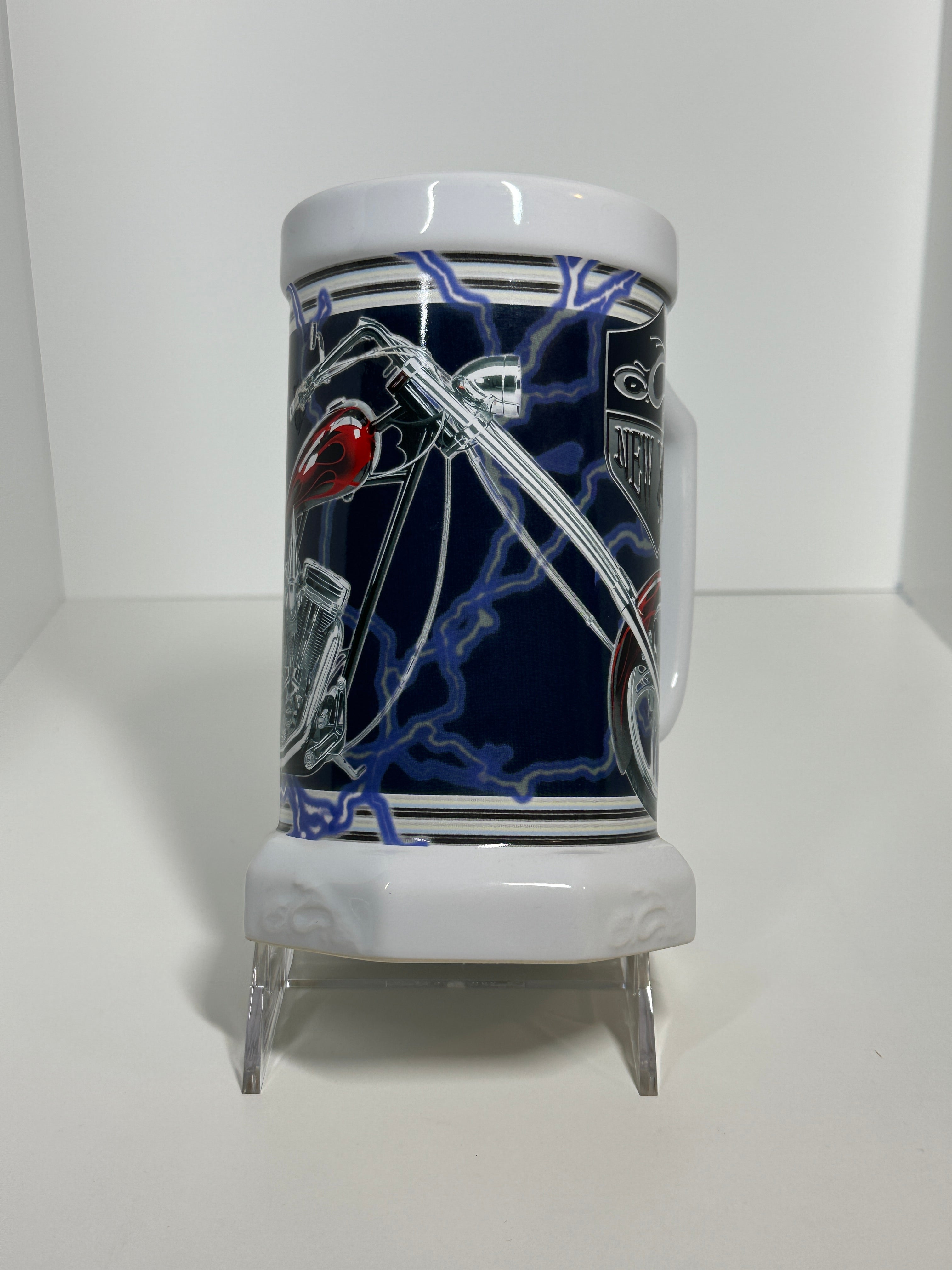 Orange County Choppers 2005 ceramic mug bottom mark Houston Harvest Item 1771