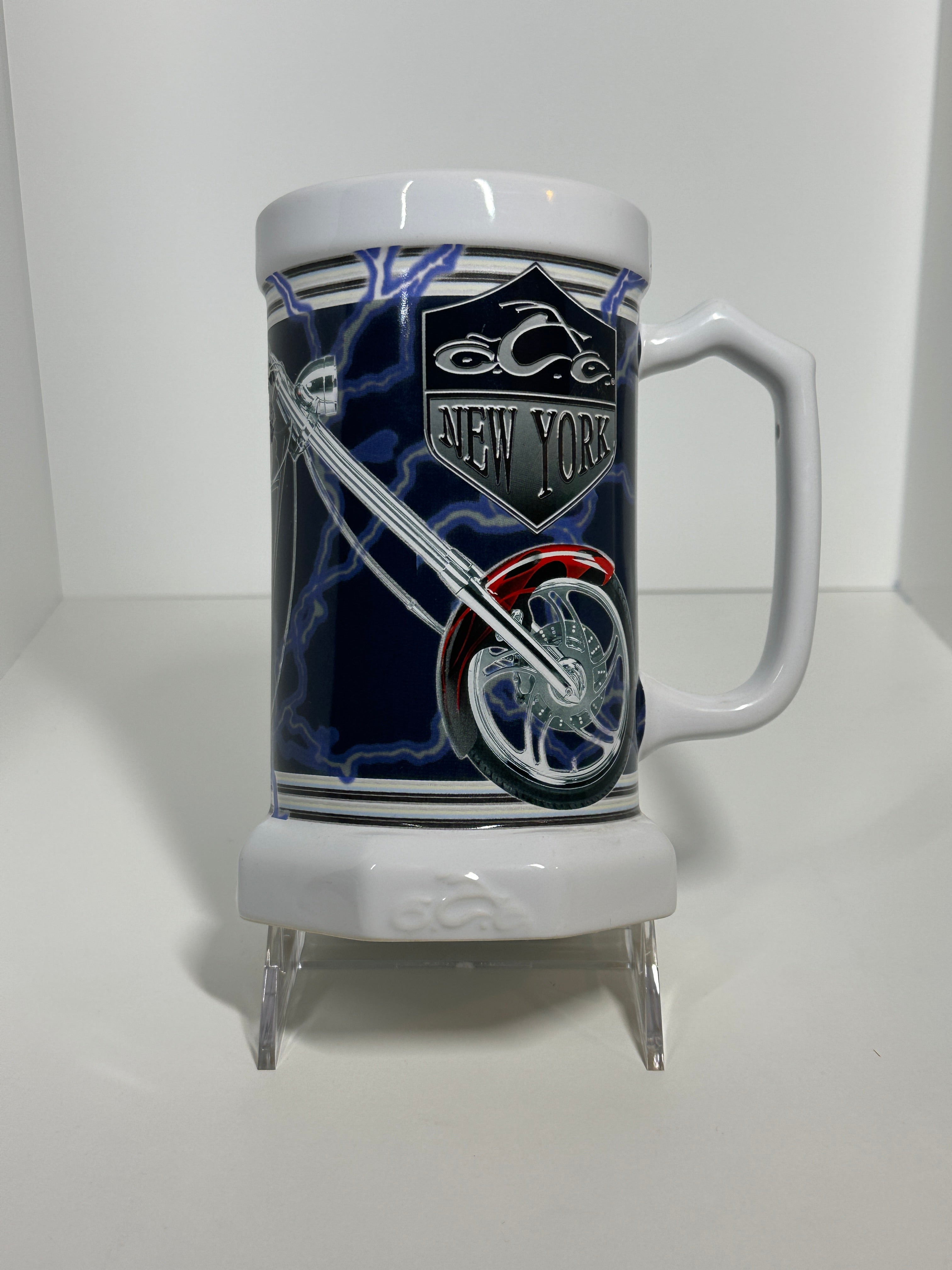 Orange County Choppers 2005 ceramic mug bottom mark Houston Harvest Item 1771