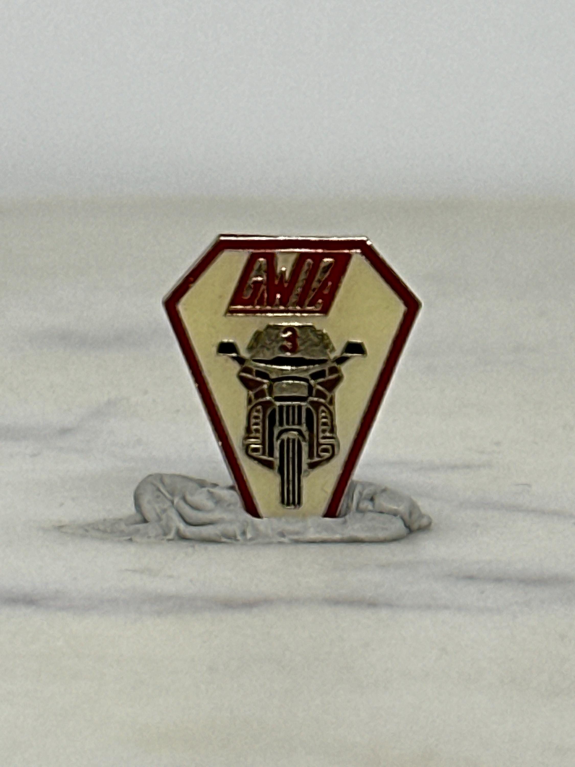 Soviet Motorcycle Sports Pin: Rank 3 Enamel Badge – Vintage USSR Collectible