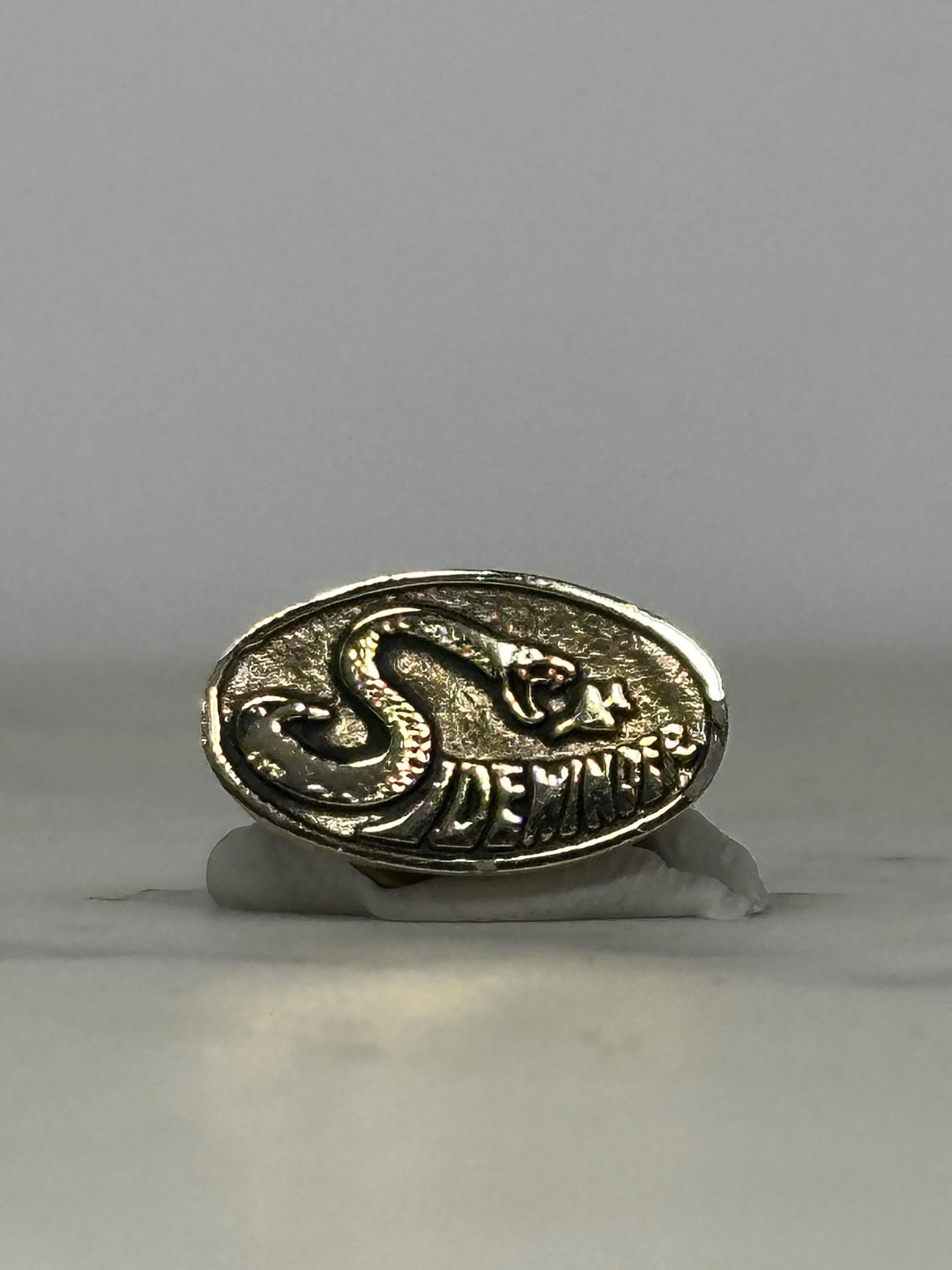 Sidewinder Missile Pin: Snake & Jet Design – Vintage U.S. Military Aviation Lapel