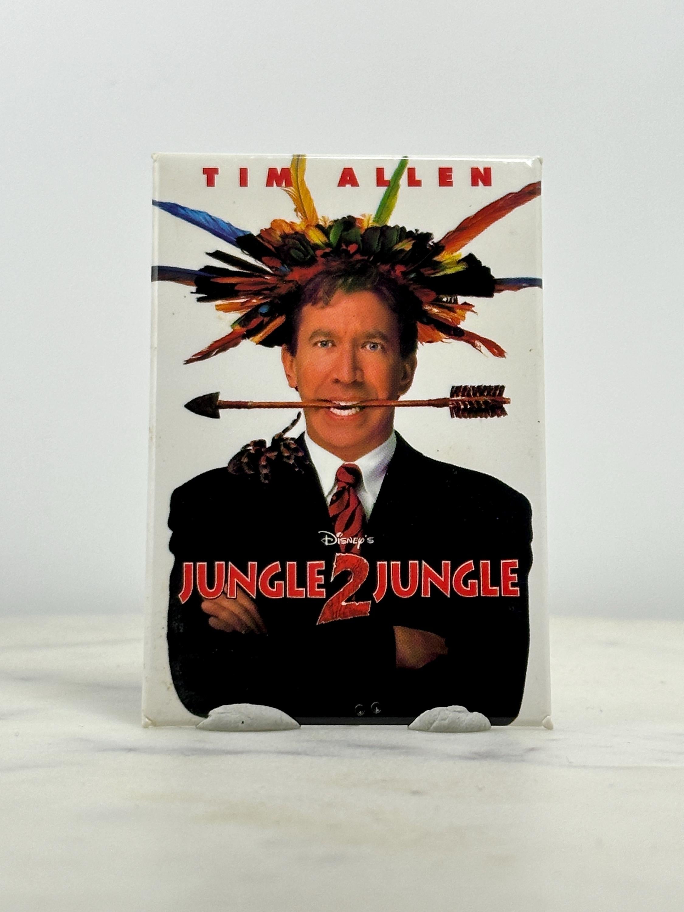 Jungle 2 Jungle Enamel Pin: Glossy Full-Color - 90s Movie Accessory