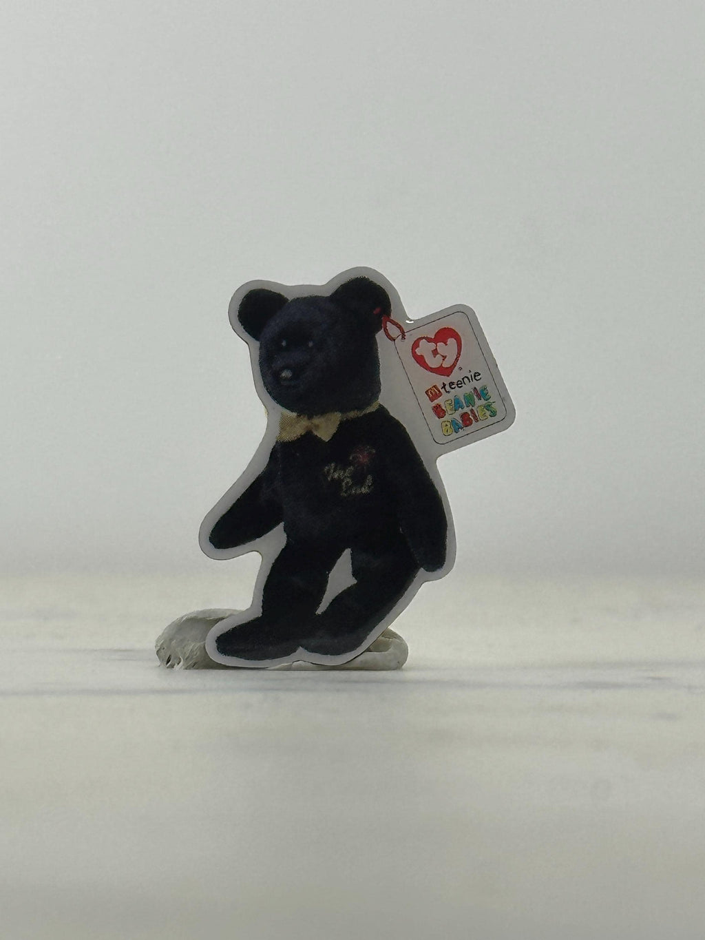 Ty Beanie Baby Bear Pin: Black Enamel - 90s Nostalgia Accessory