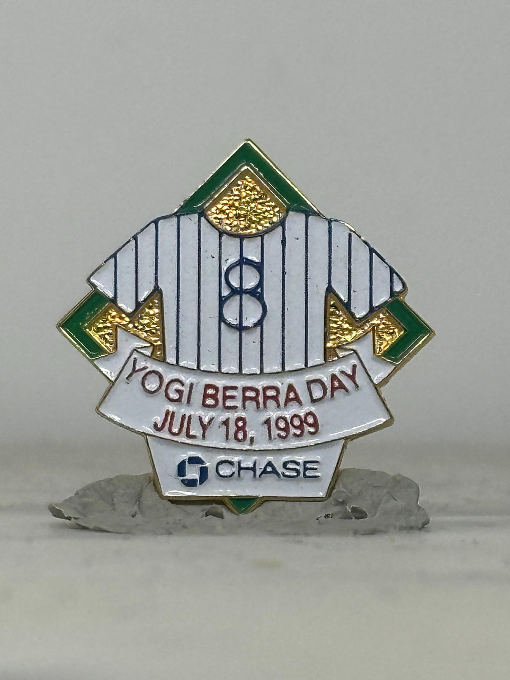 Yogi Berra Day Baseball Pin: Enamel Commemorative - 1999 Sports Accessory
