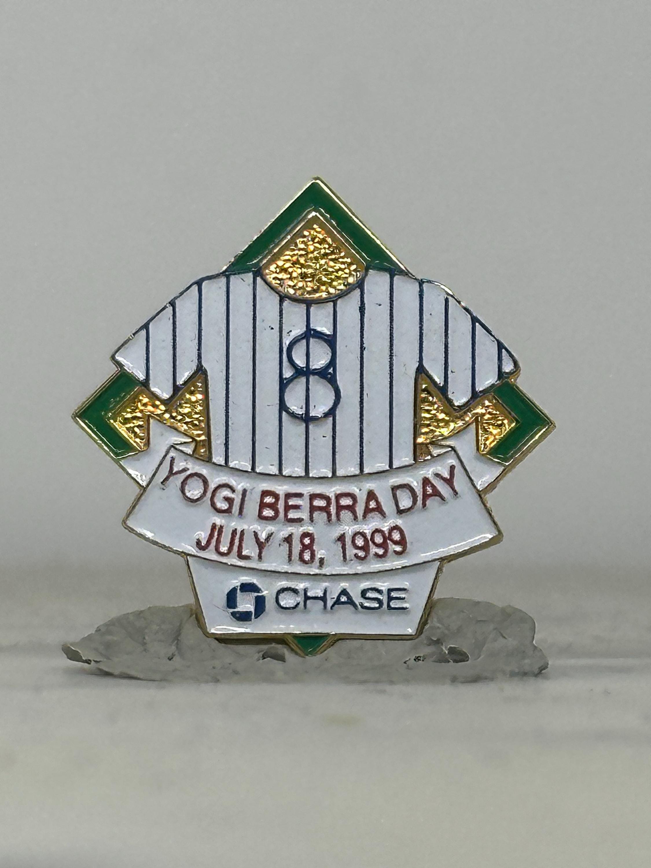 Yogi Berra Day Baseball Pin: Enamel Commemorative - 1999 Sports Accessory