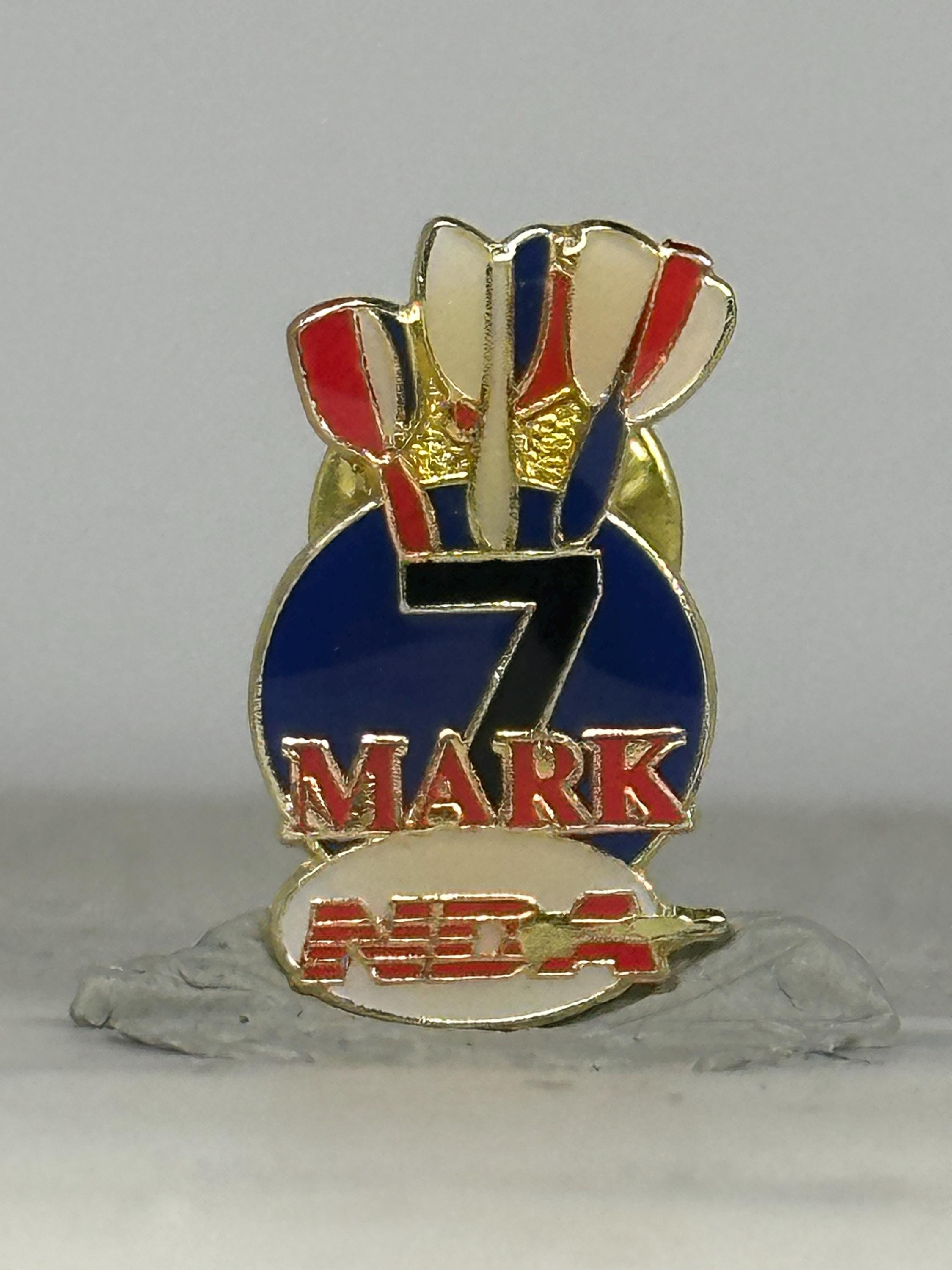 Vintage National Dart Association Mark 7 Pin – NDA Darts Achievement Enamel Lapel Pin