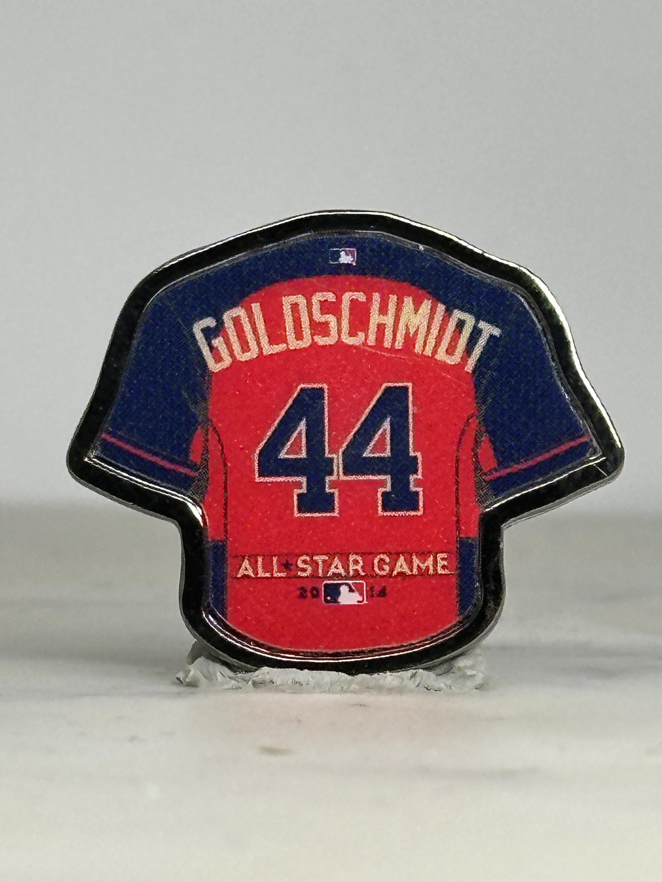 Goldschmidt Jersey Pin: Red & Navy Enamel - 2014 All-Star Game Accessory
