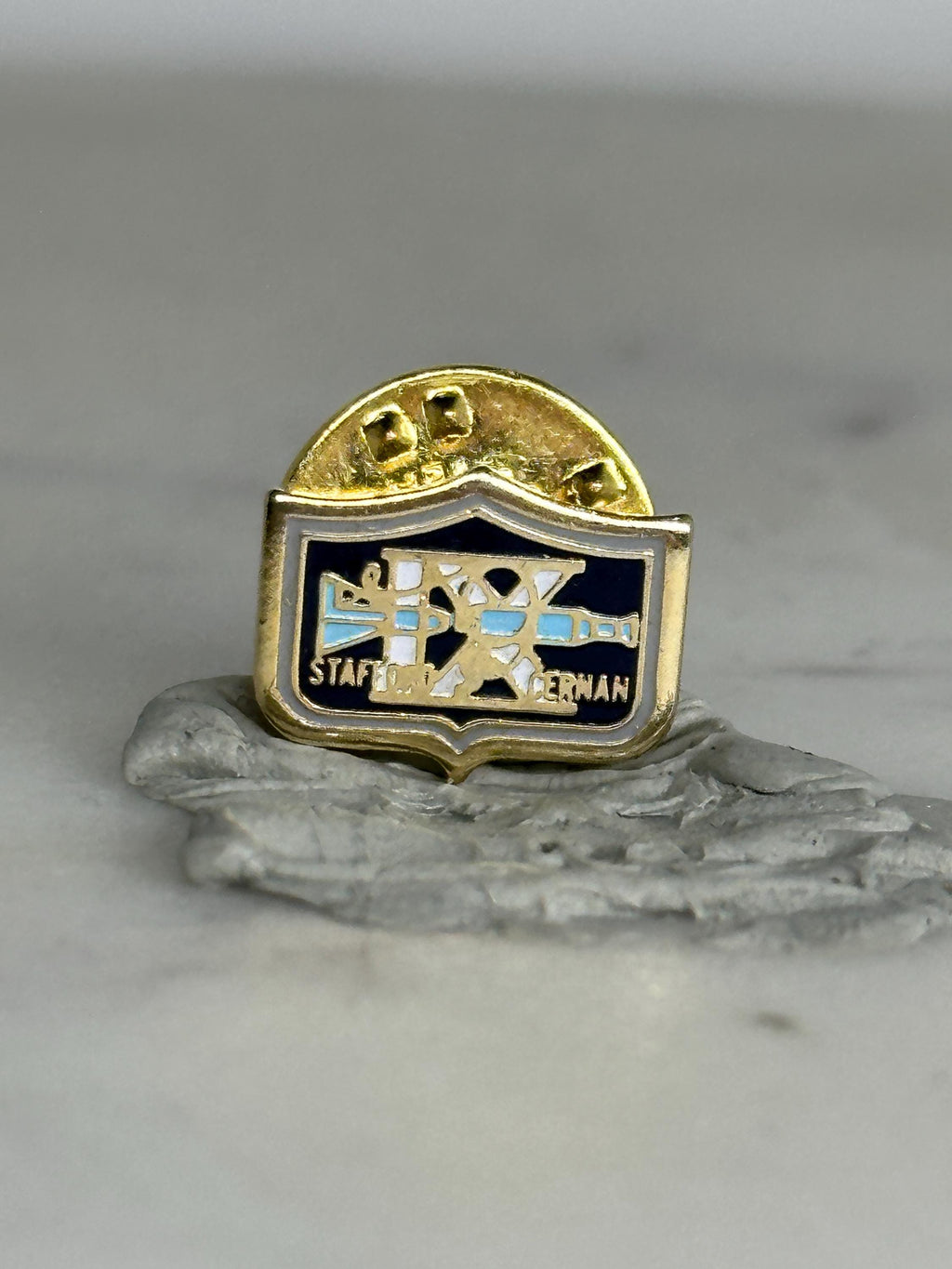 Vintage NASA Gemini IX Mission Pin – Stafford & Cernan 1966 Space Program Enamel Lapel Pin
