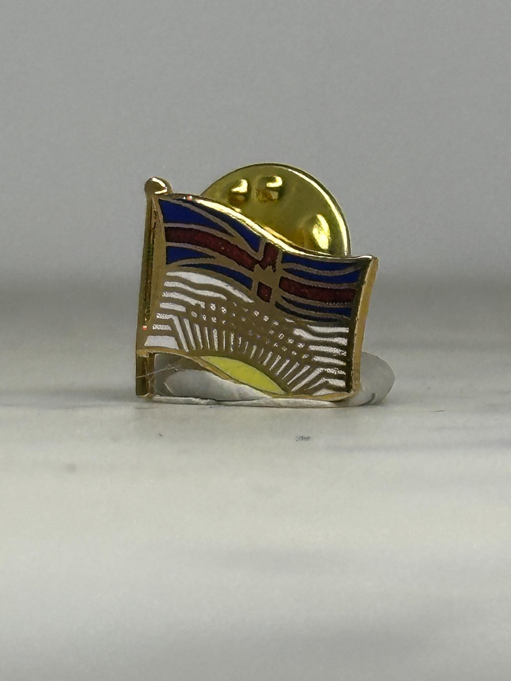 British Columbia Flag Pin – Vintage Canada Provincial Enamel Lapel Pin