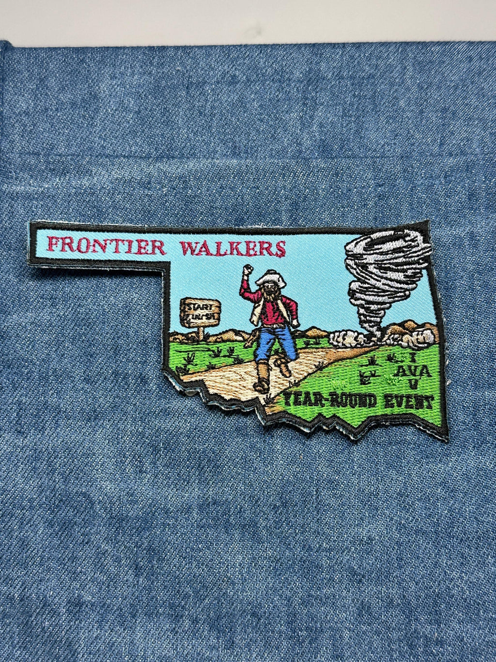 Frontier Walkers Collectable Patch: Sew-On Multicolor - Hiking Event Accessory