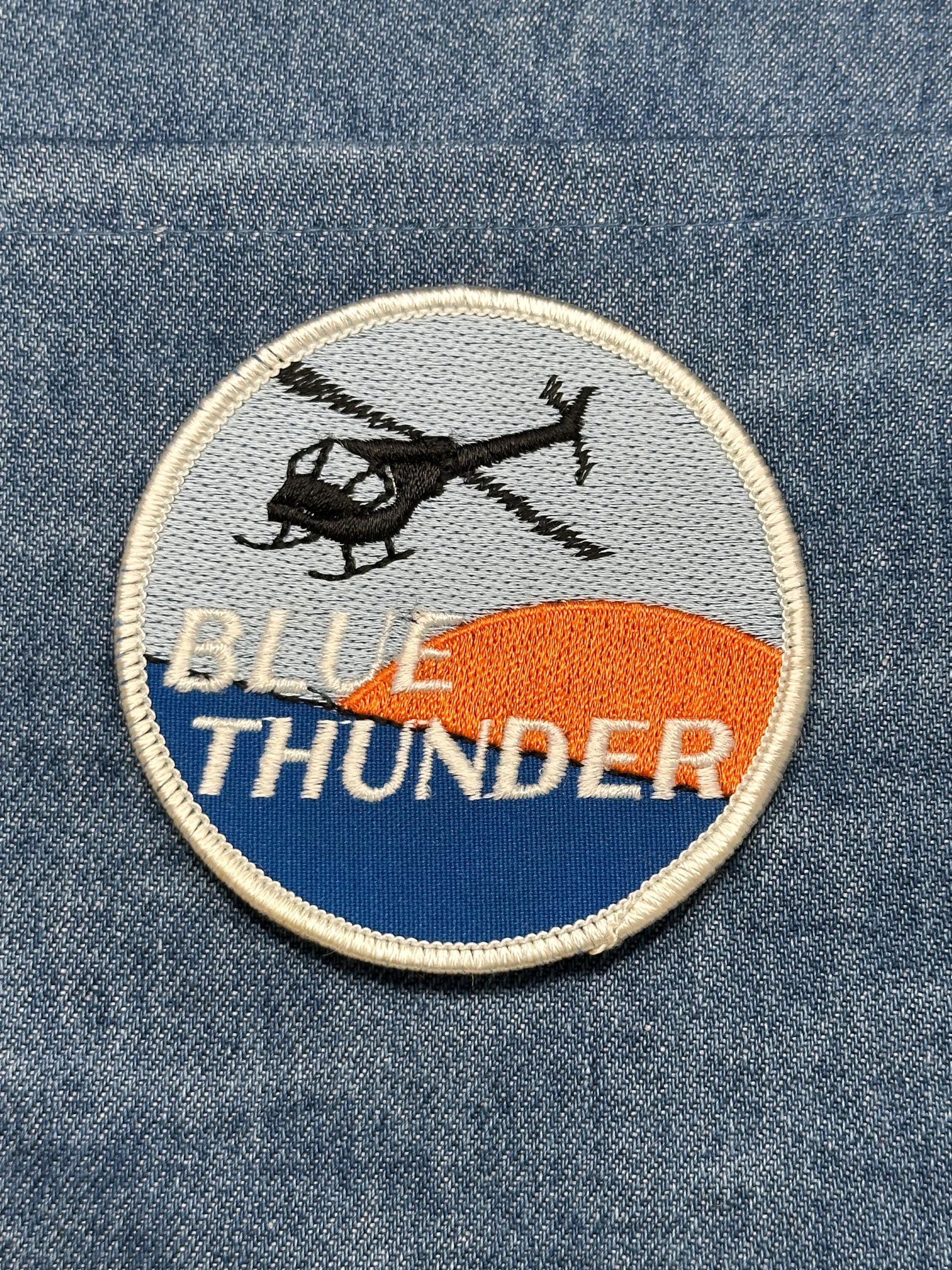 Blue Thunder Collectable Patch: Sew-On Retro Multi-Color - 80s TV Accessory