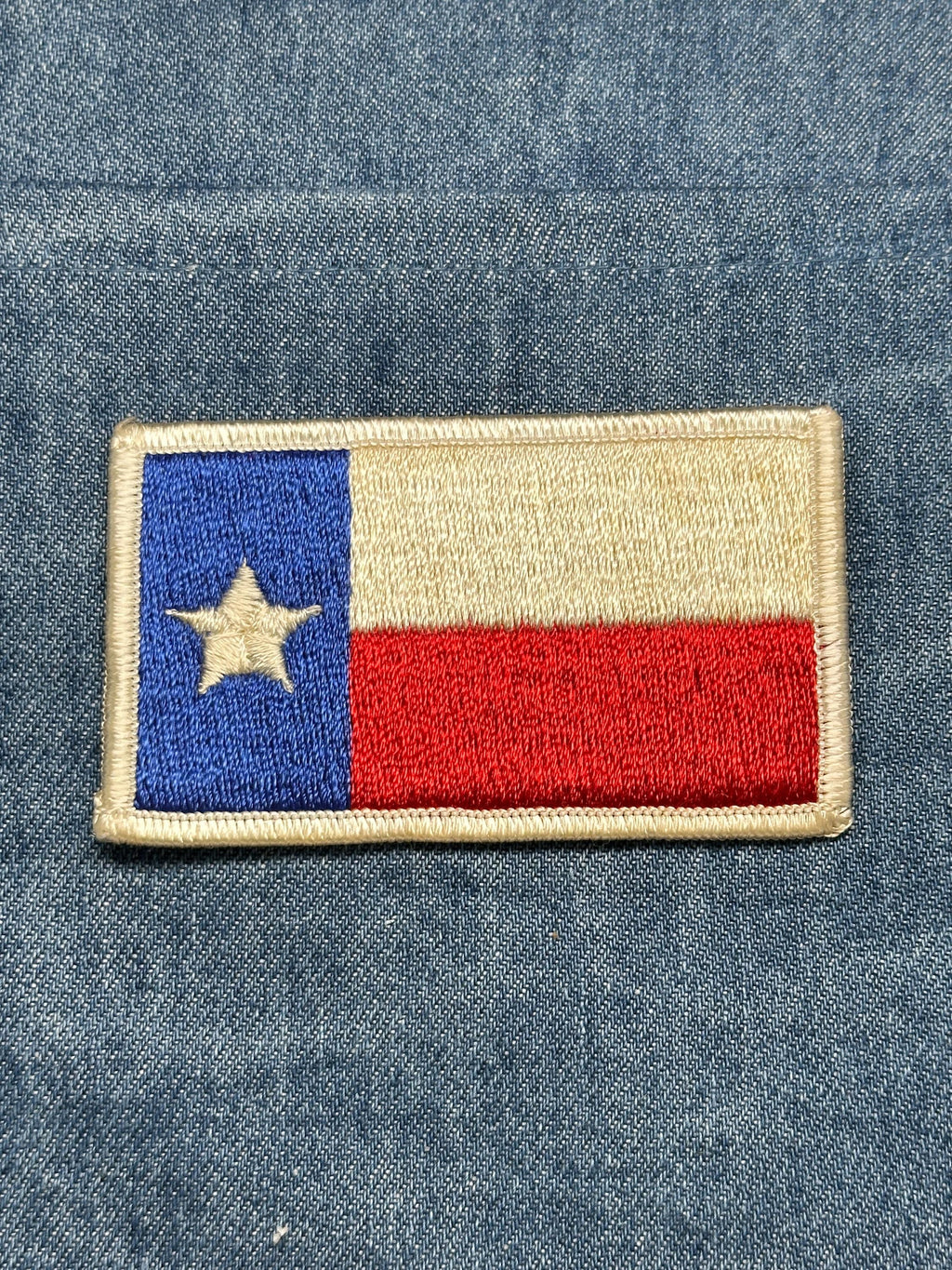 Texas Flag Collectable Patch: Sew-On Colorful Rectangle - State Pride Accessory