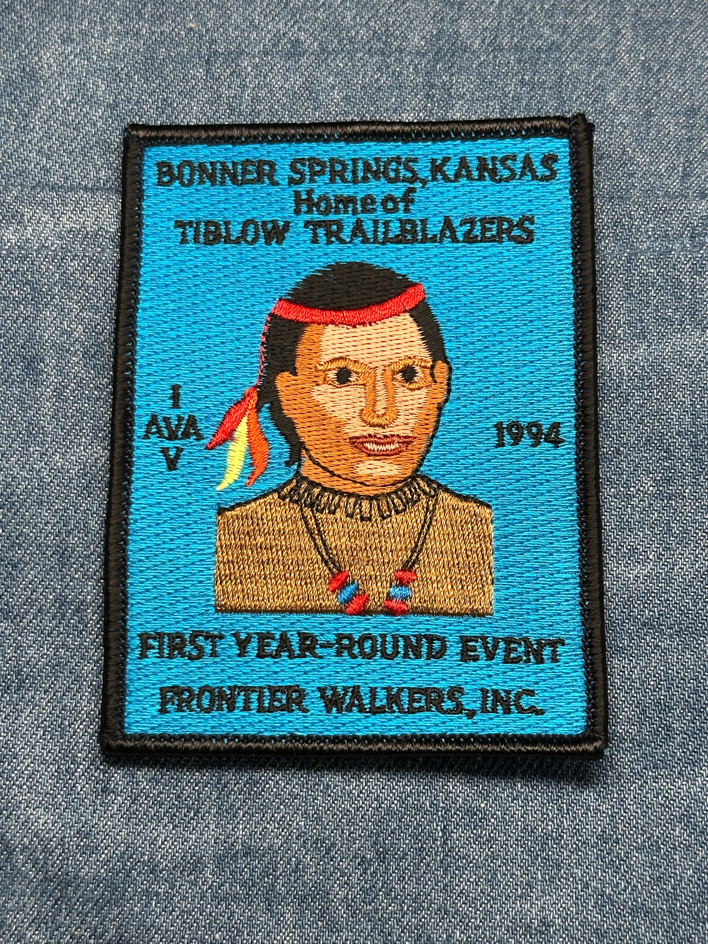 Tiblow Trailblazers Collectable Patch: Sew-On Multicolor - 1994 Event Accessory