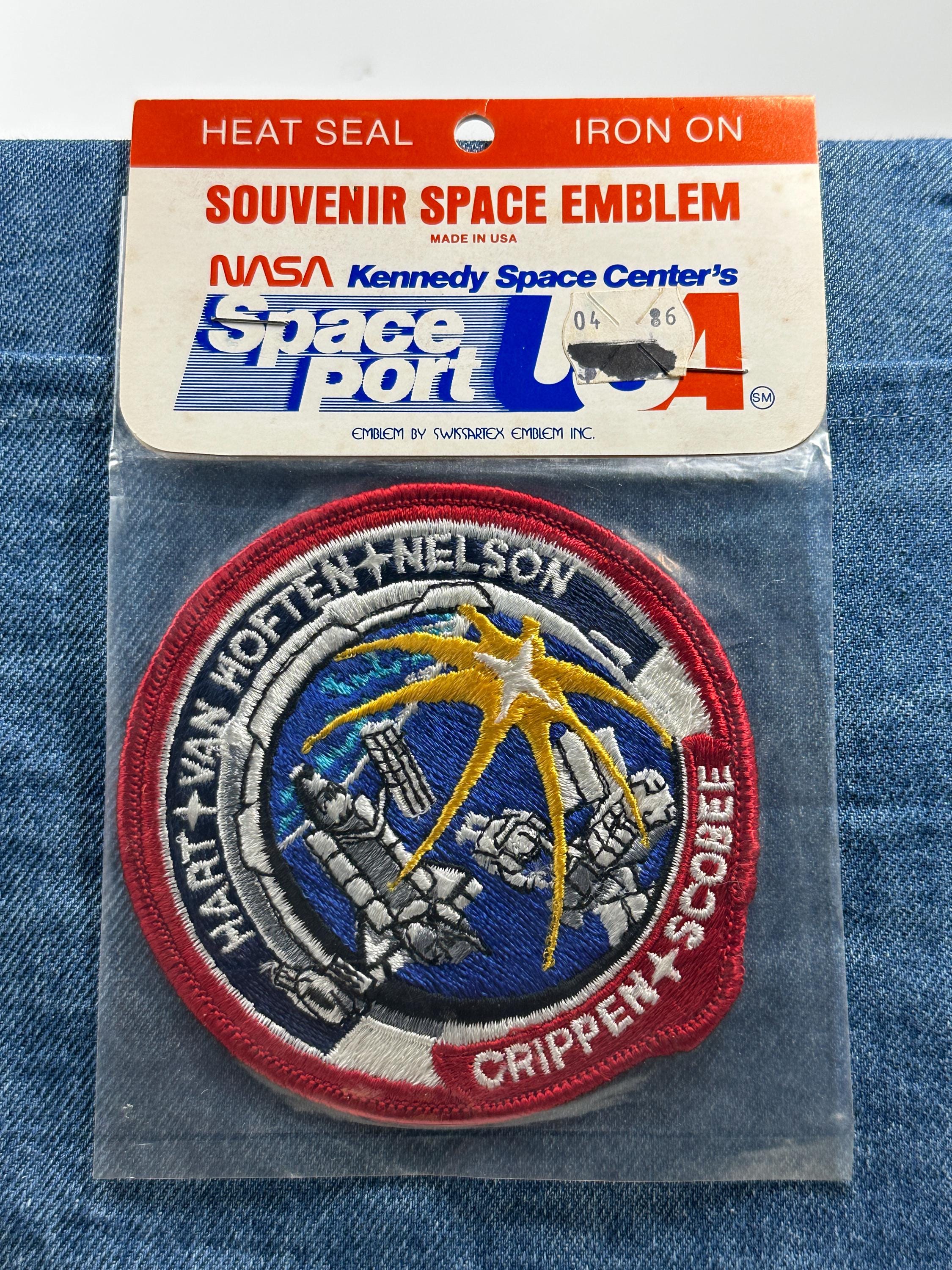 NASA Challenger STS-41C Mission Collectable Patch: Iron-On Multicolor - Vintage Accessory