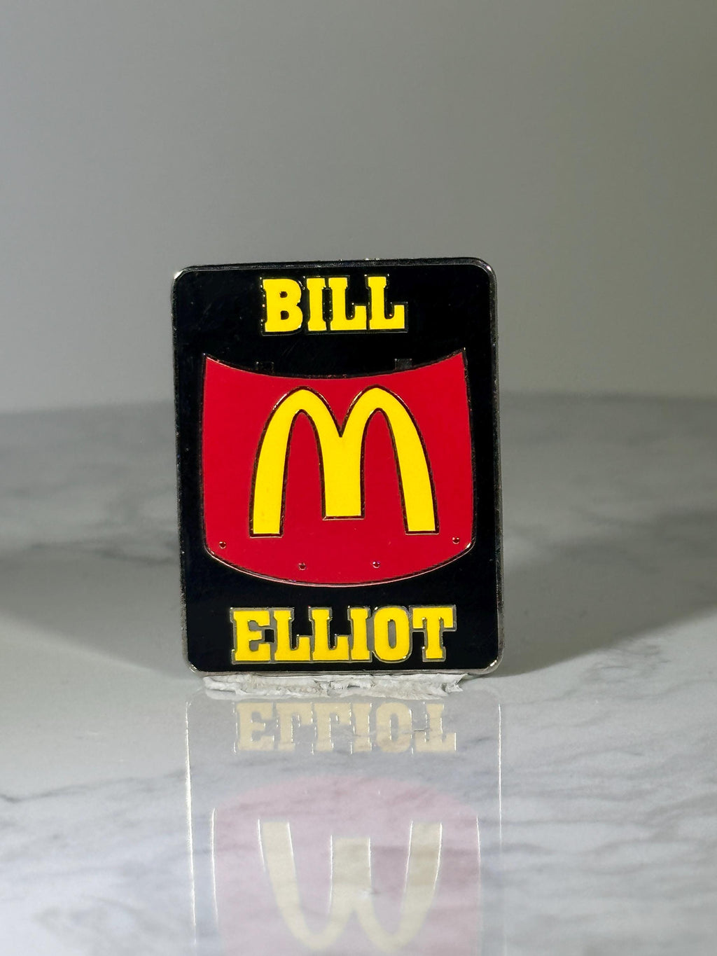 Bill Elliott Racing Pin: McDonald's Red & Yellow - NASCAR Collectible Accessory