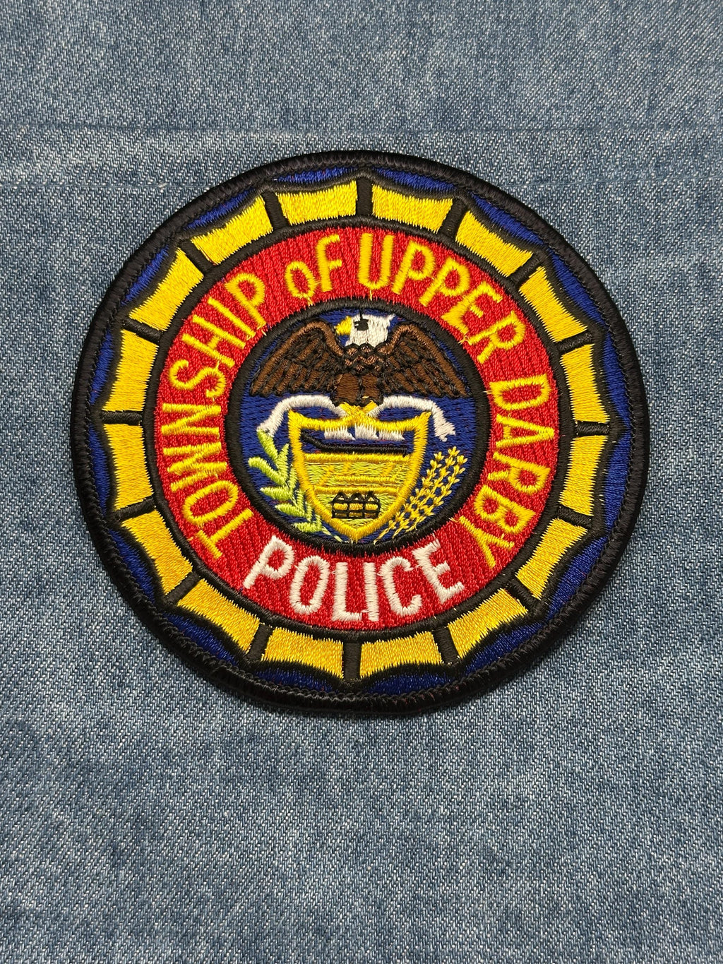 Upper Darby Police Collectable Patch: Iron-On Bold Color - Law Enforcement Accessory