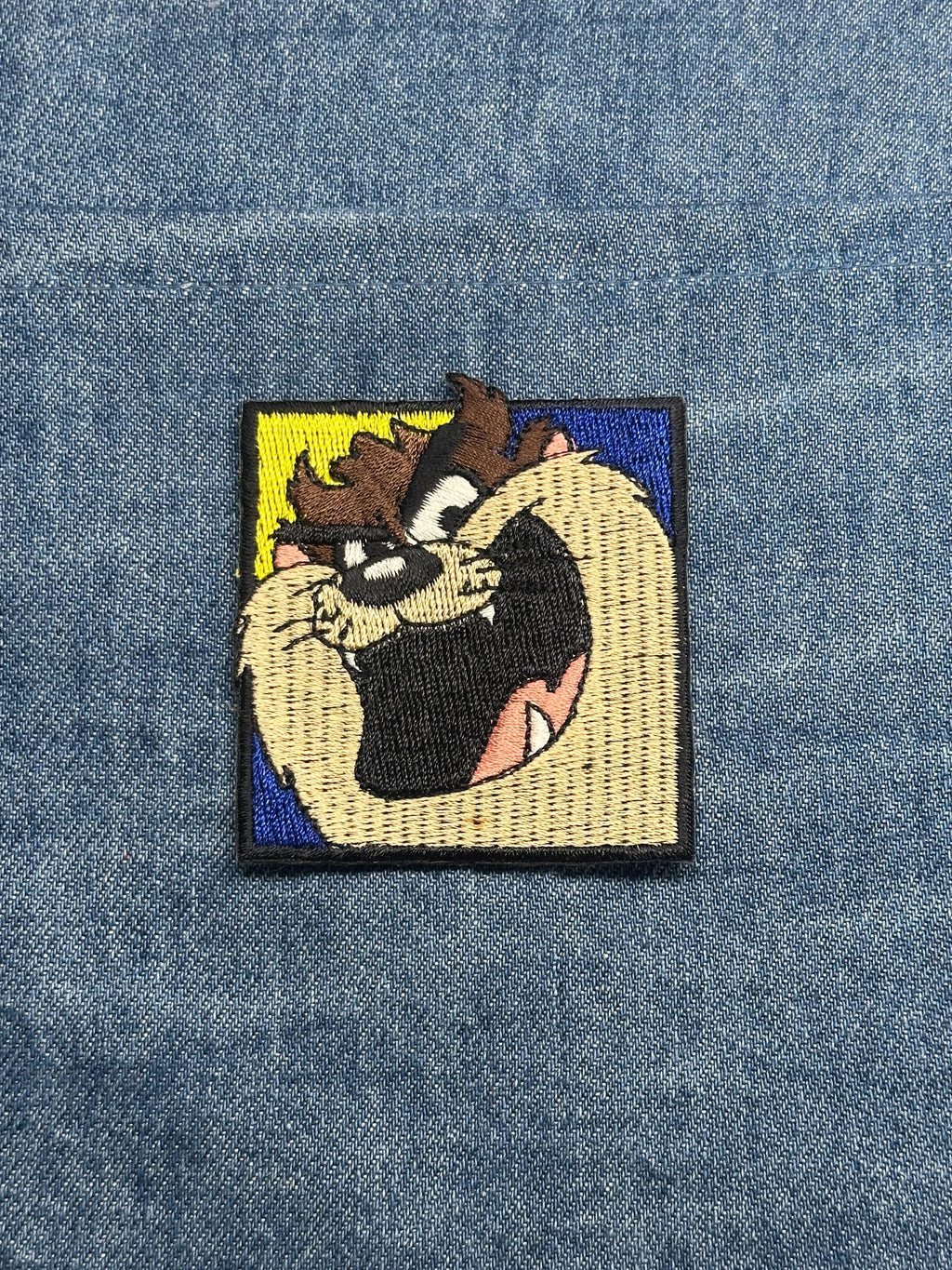 Taz Collectable Patch: Bold Cartoon Colors - 1990s Animation Accessory