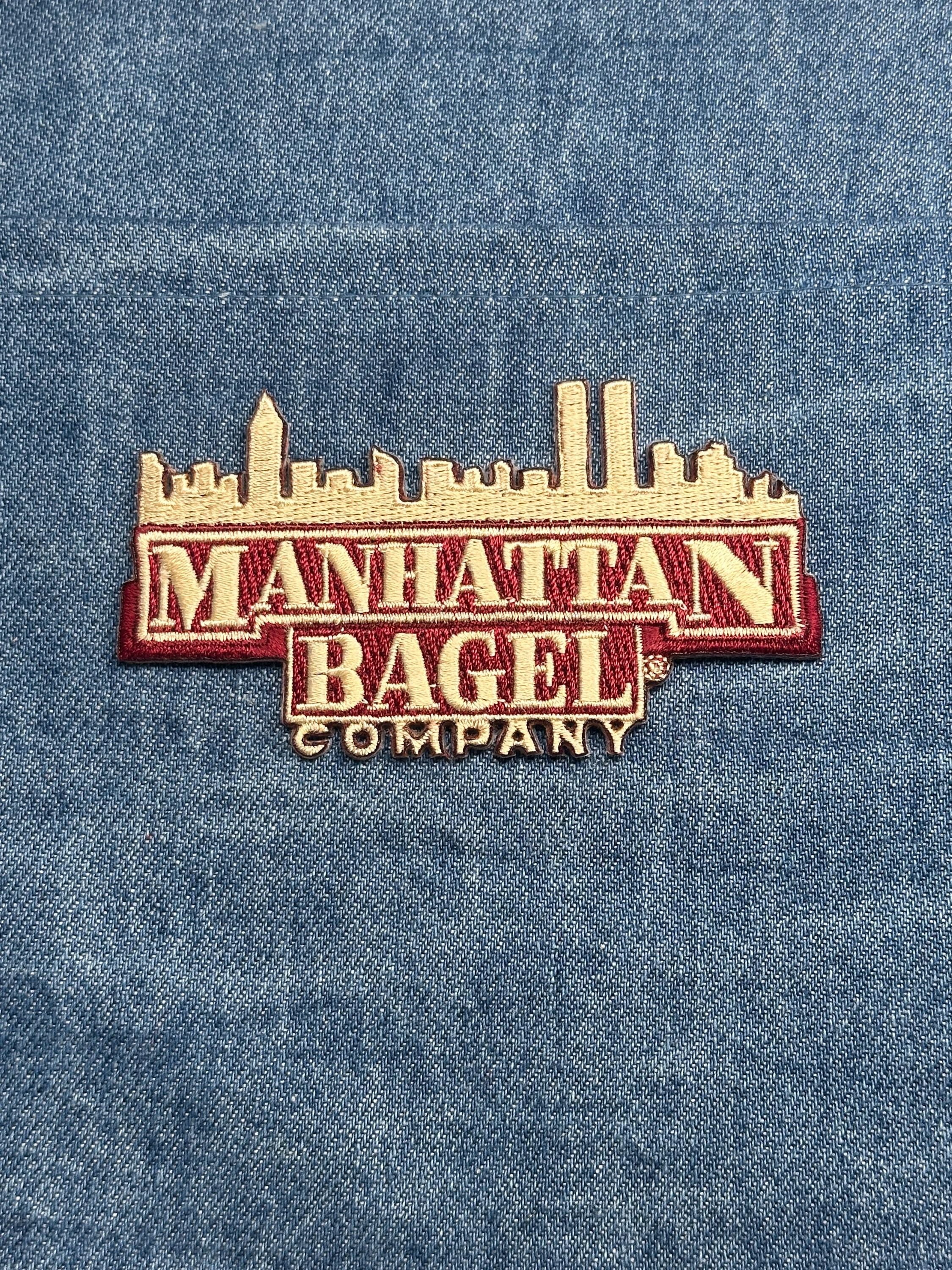 Manhattan Bagel Company Collectable Patch: Tan & Maroon - Retro Accessory