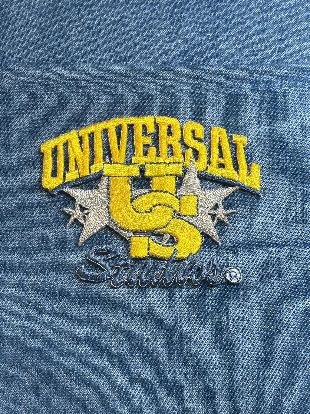Universal Studios Collectable Patch: Yellow & Silver - Theme Park Accessory