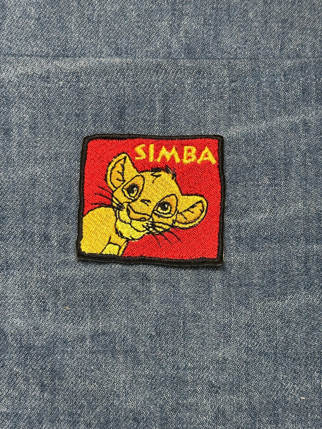 Simba Collectable Patch: Bright Cartoon Style - 1990s Animation Accessory
