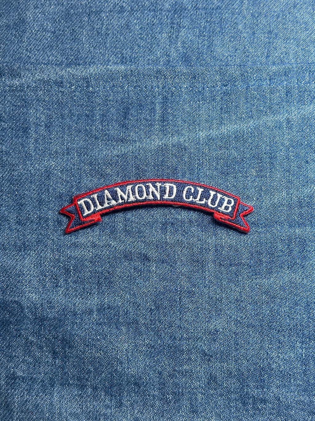 Diamond Club Collectable Patch: Red Border Banner - Classic Club Accessory
