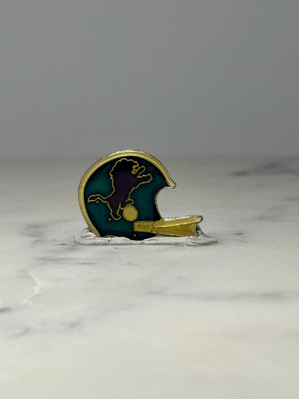 Vintage Detroit Lions Helmet Enamel Lapel Pin NFL Football Collectible