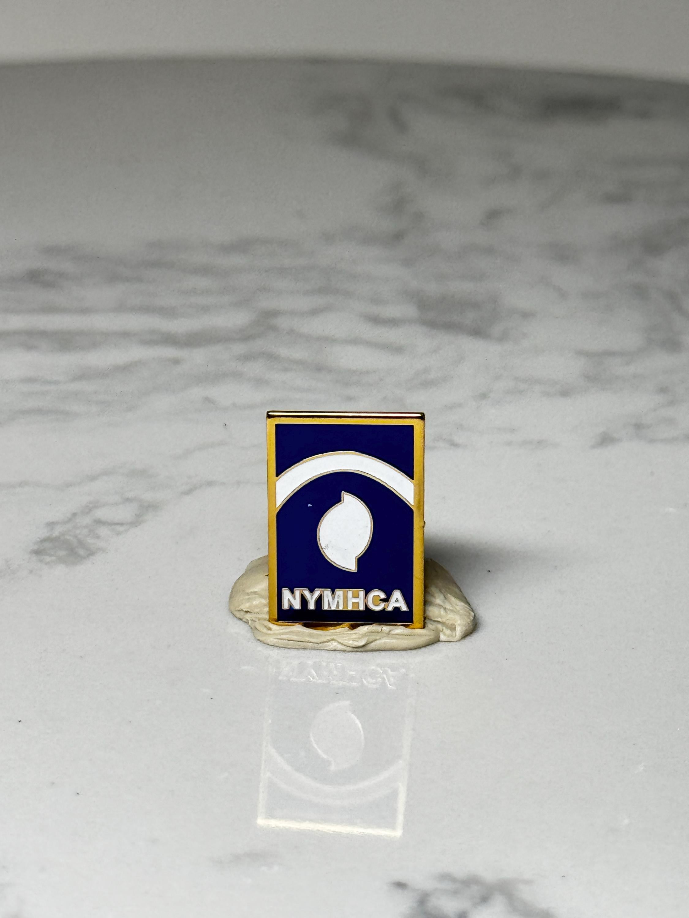 NYMHCA Enamel Lapel Pin: Blue & Gold - Mental Health Association
