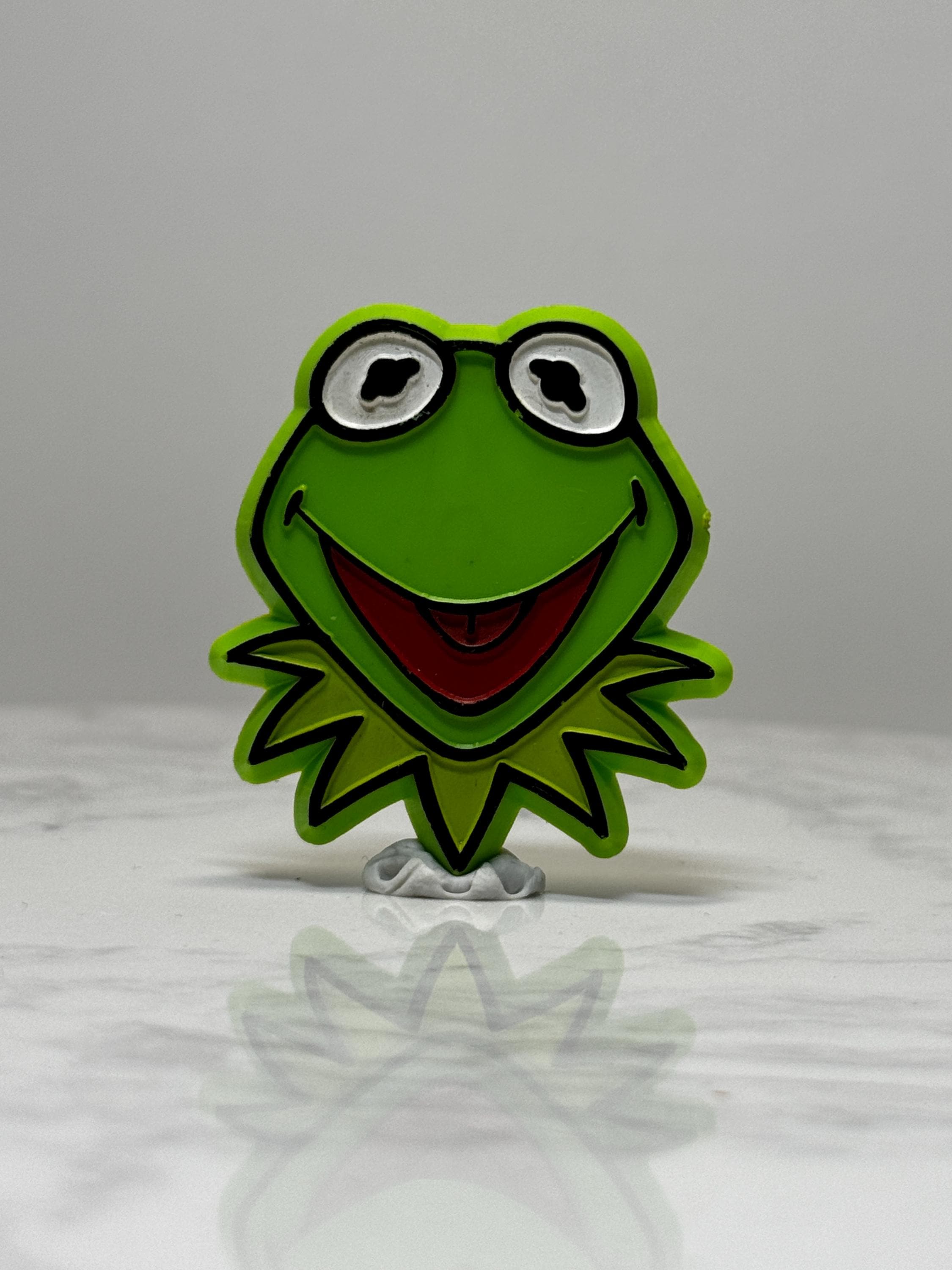 Kermit the Frog Pin: Bright Green - Nostalgic 90s Accessory