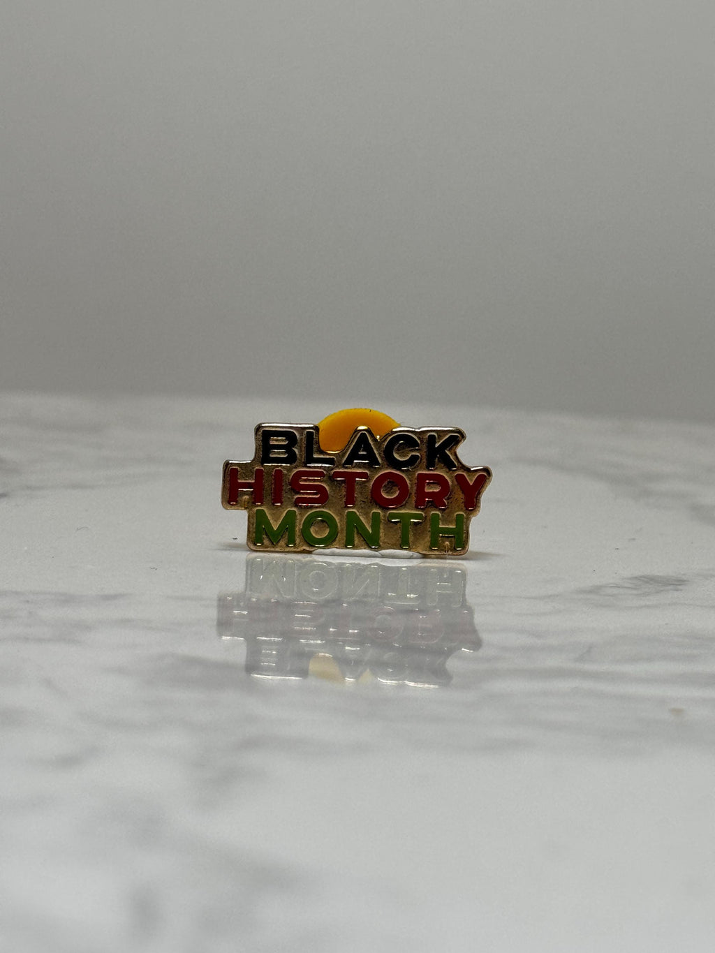Black History Month Lapel Pin: Multicolor Enamel - Cultural Pride Accessory