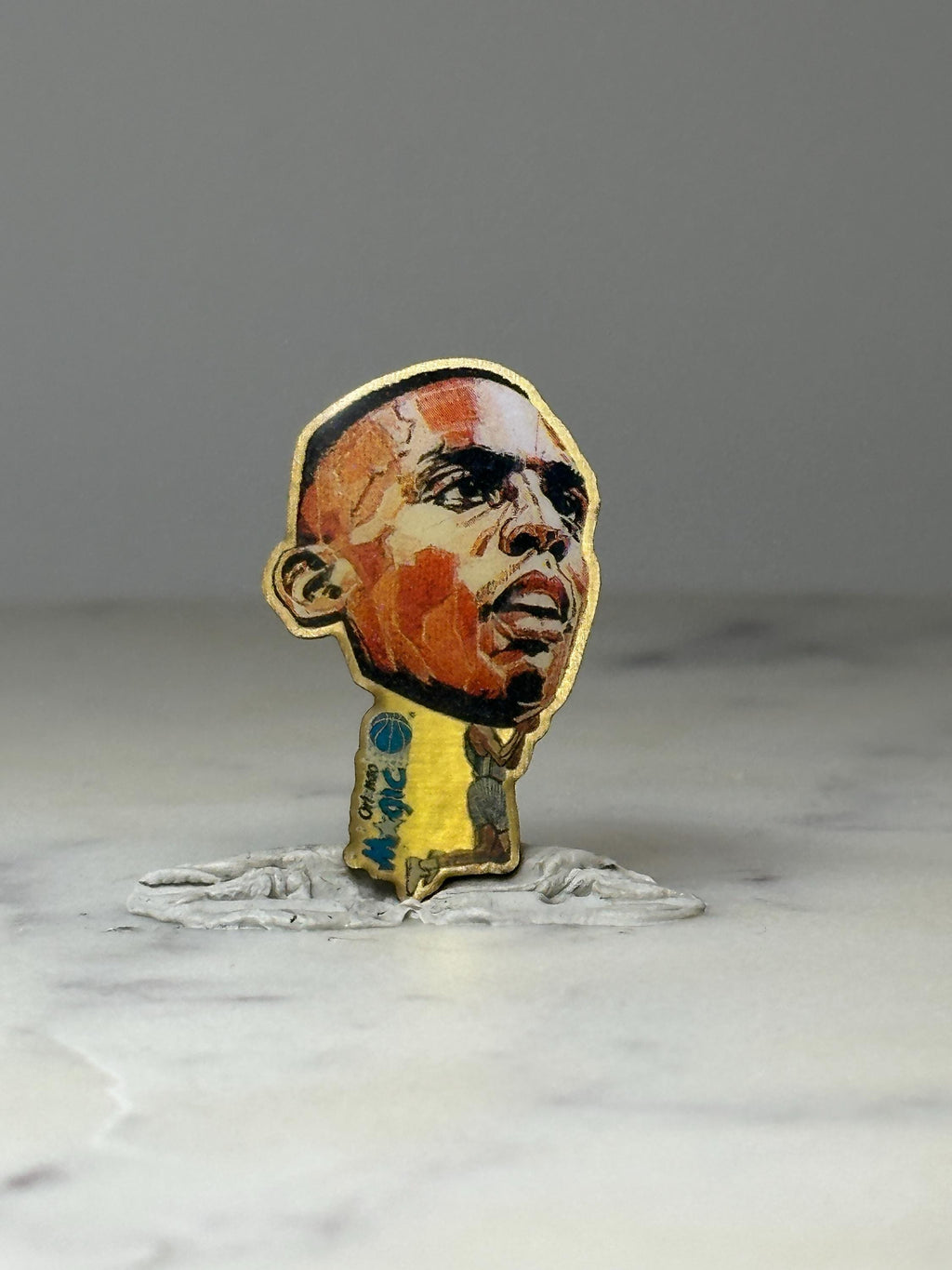 Vintage Penny Hardaway Pinheads Pin: Orlando Magic NBA Lapel Pin – 90s Basketball Collectible