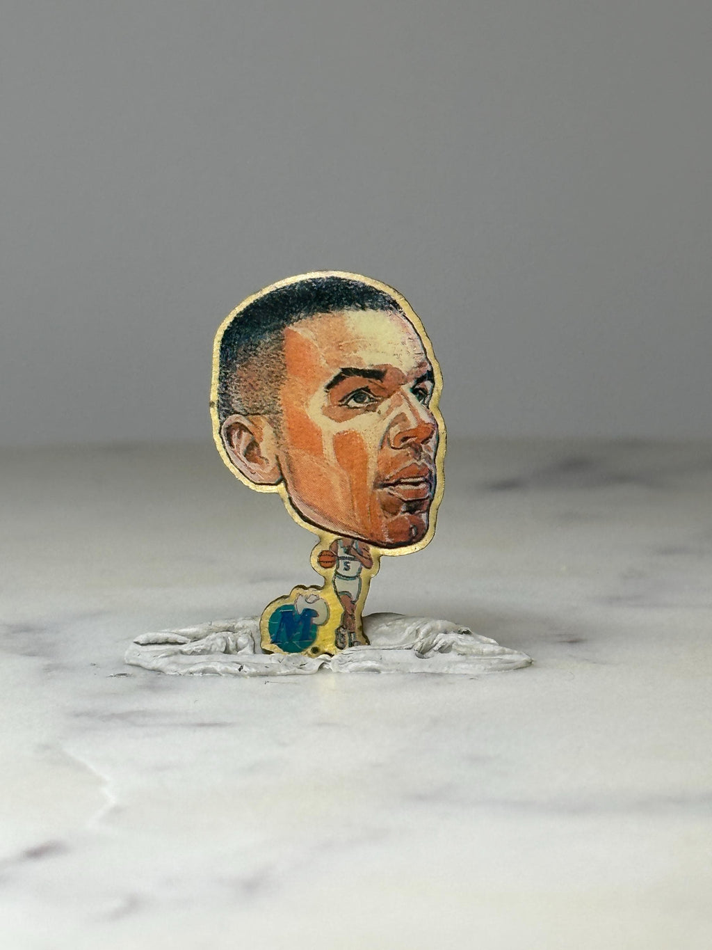 Vintage Jason Kidd Pinheads Pin: Dallas Mavericks NBA Lapel Pin – 90s Basketball Collectible