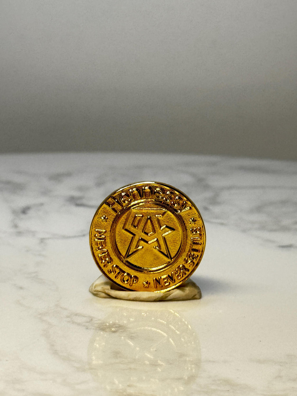 Hennessy Canelo Alvarez Pin: Gold Tone - Boxing & Bareware Pin