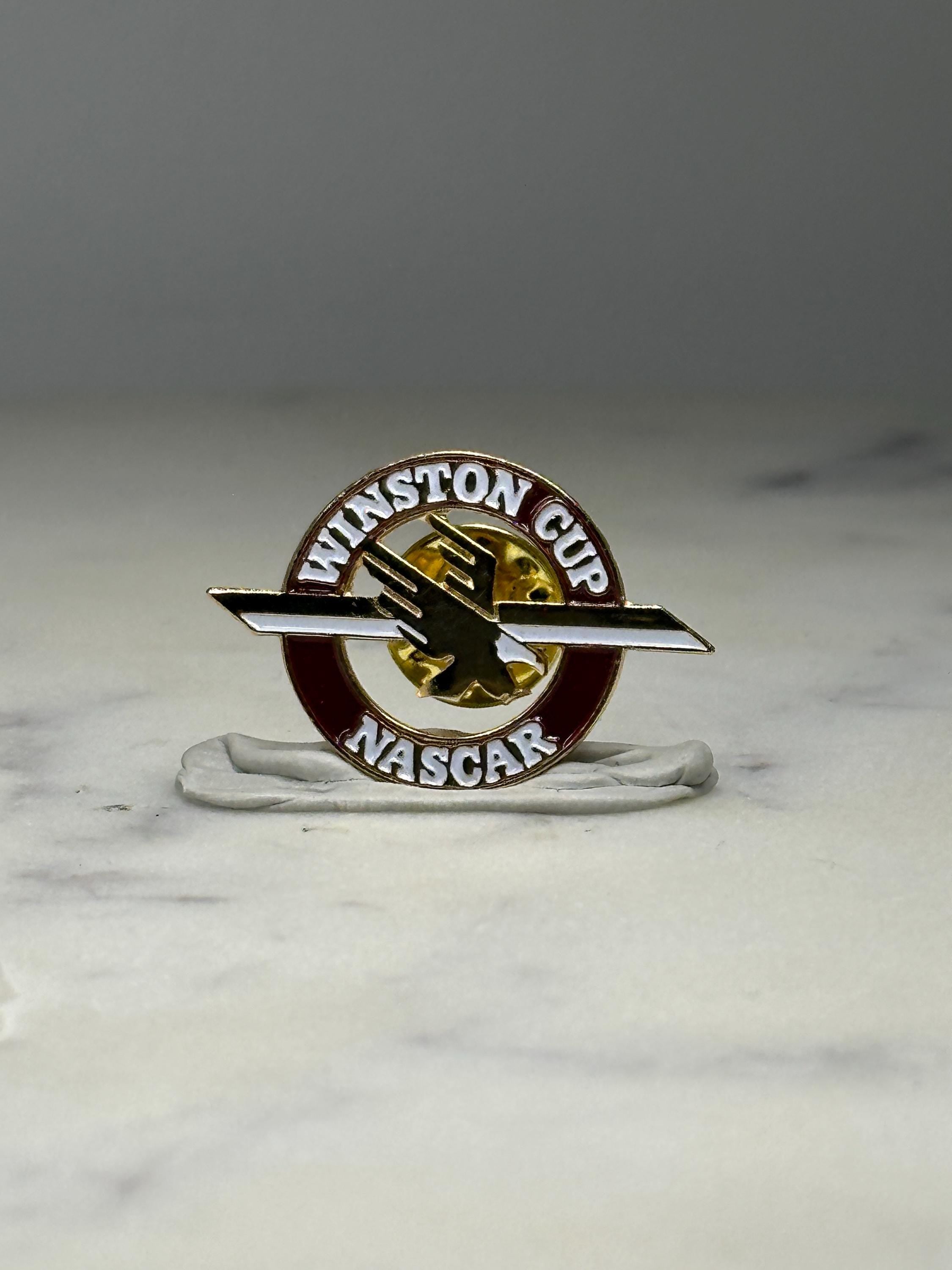 Winston Cup NASCAR Enamel Pin: Red Gold Racing - 1990s Accessory