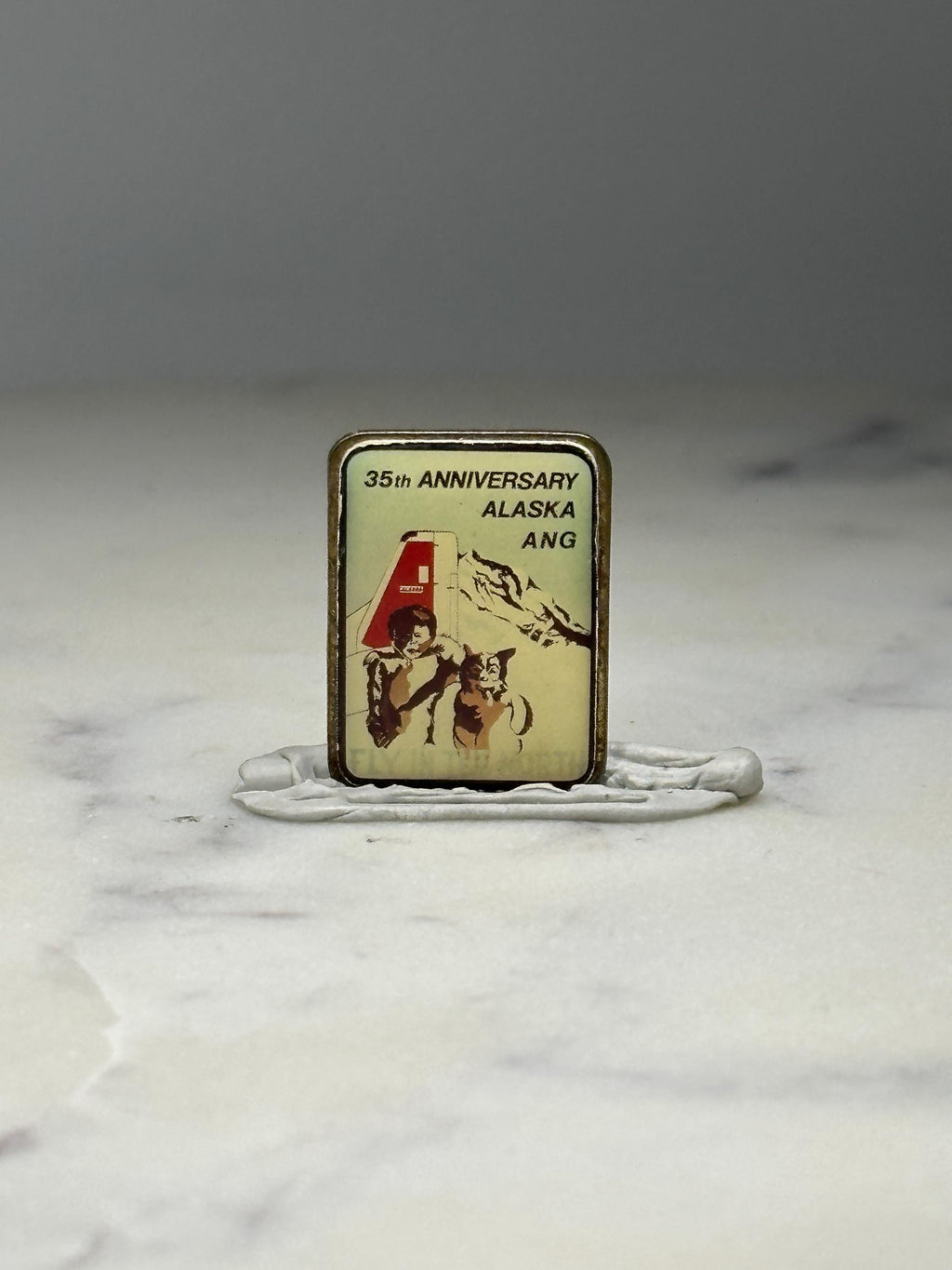 Alaska ANG 35th Anniversary Pin: Enamel - Military Commemorative