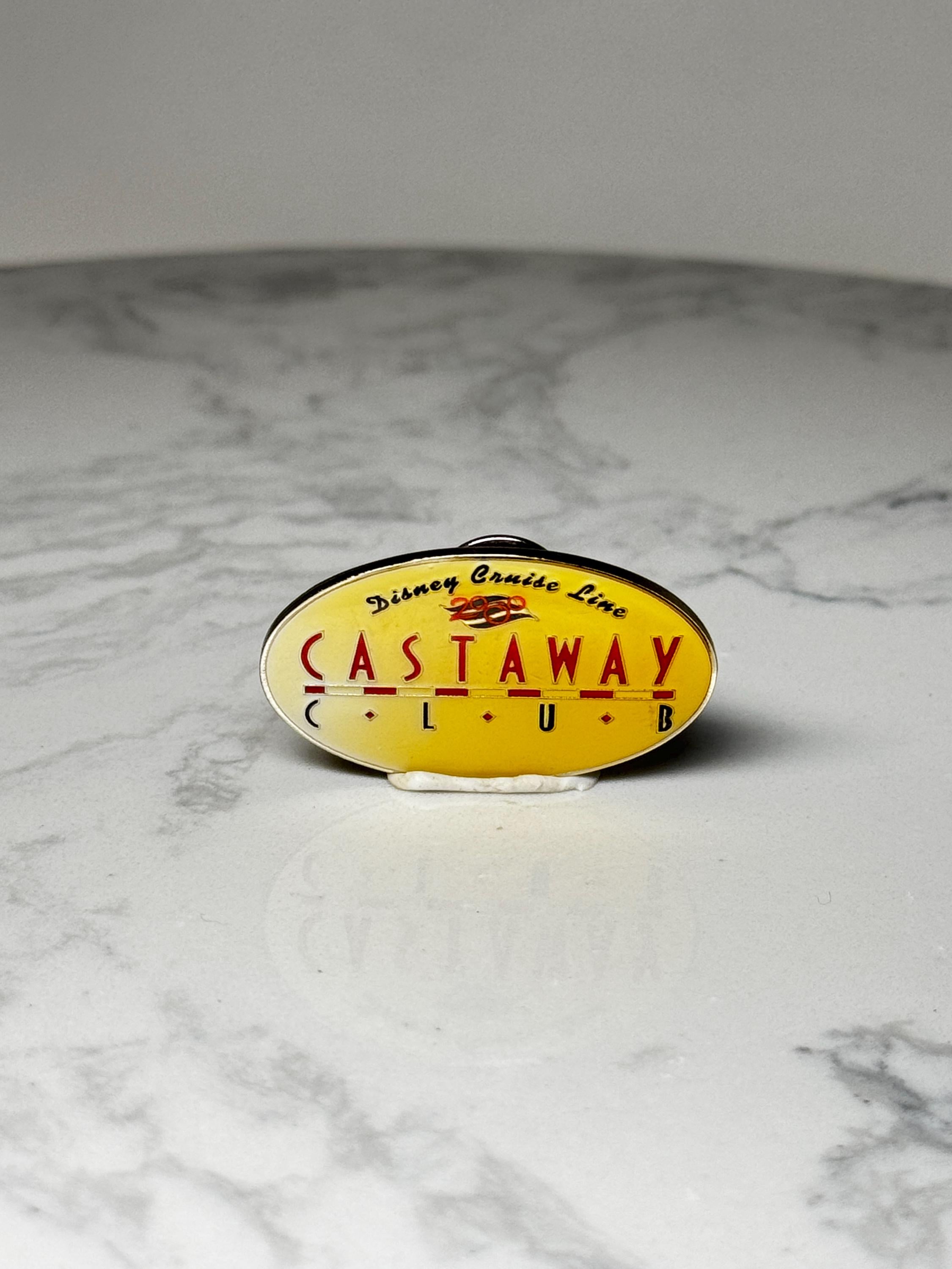 Disney Cruise Line Castaway Club Pin: Yellow Enamel - 2000s Accessory