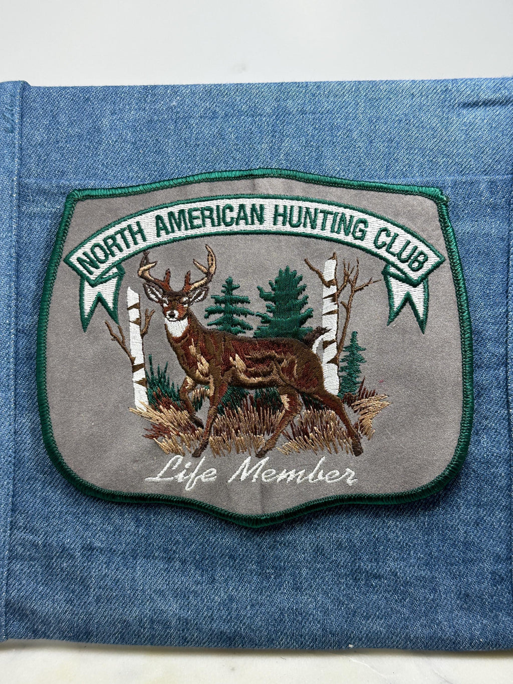 North American Hunting Club Jumbo Patch: Green Buck - Outdoor Accessory
