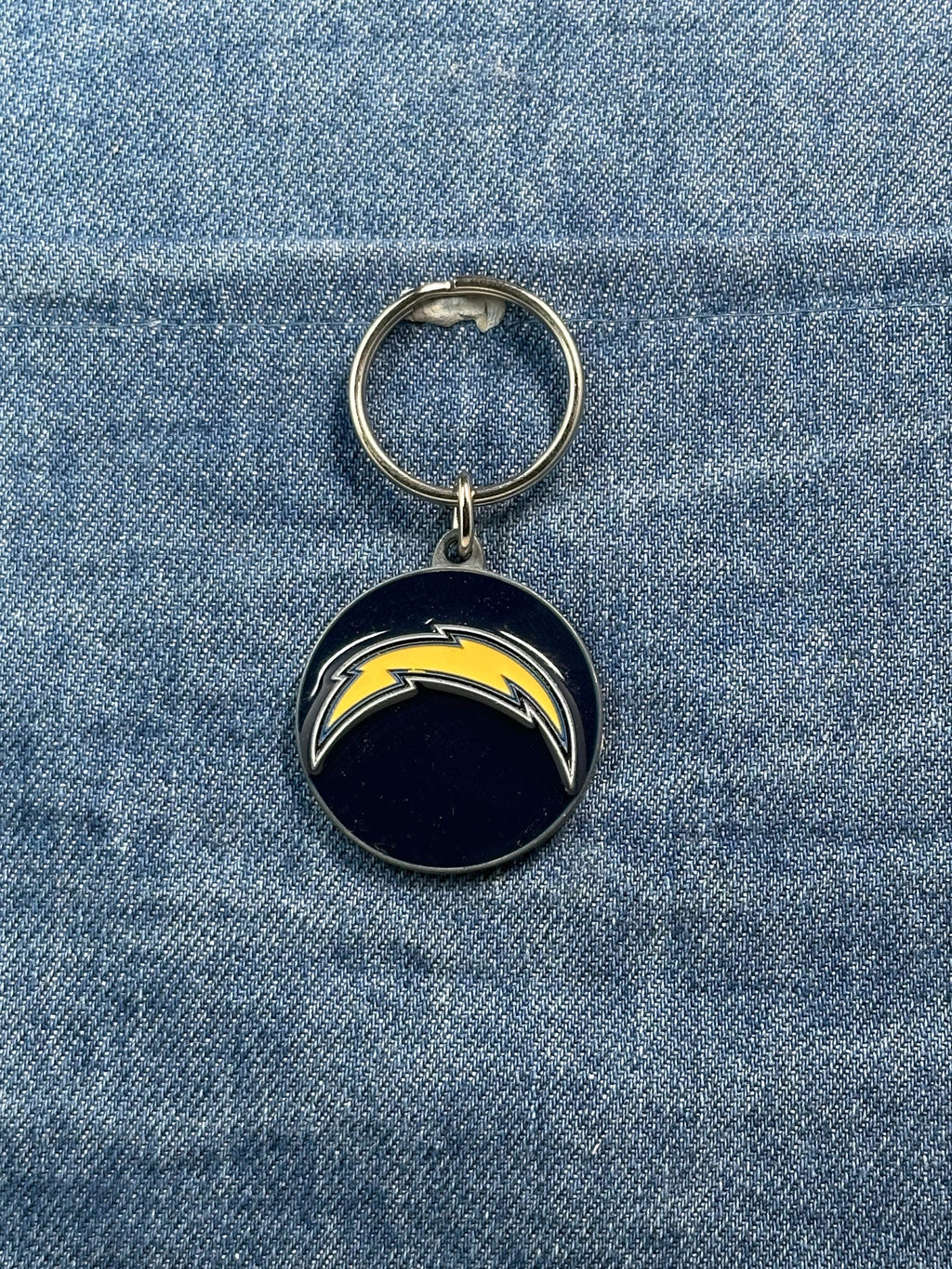 Vintage San Diego Chargers Keychain: Blue Enamel - NFL Football Accessory