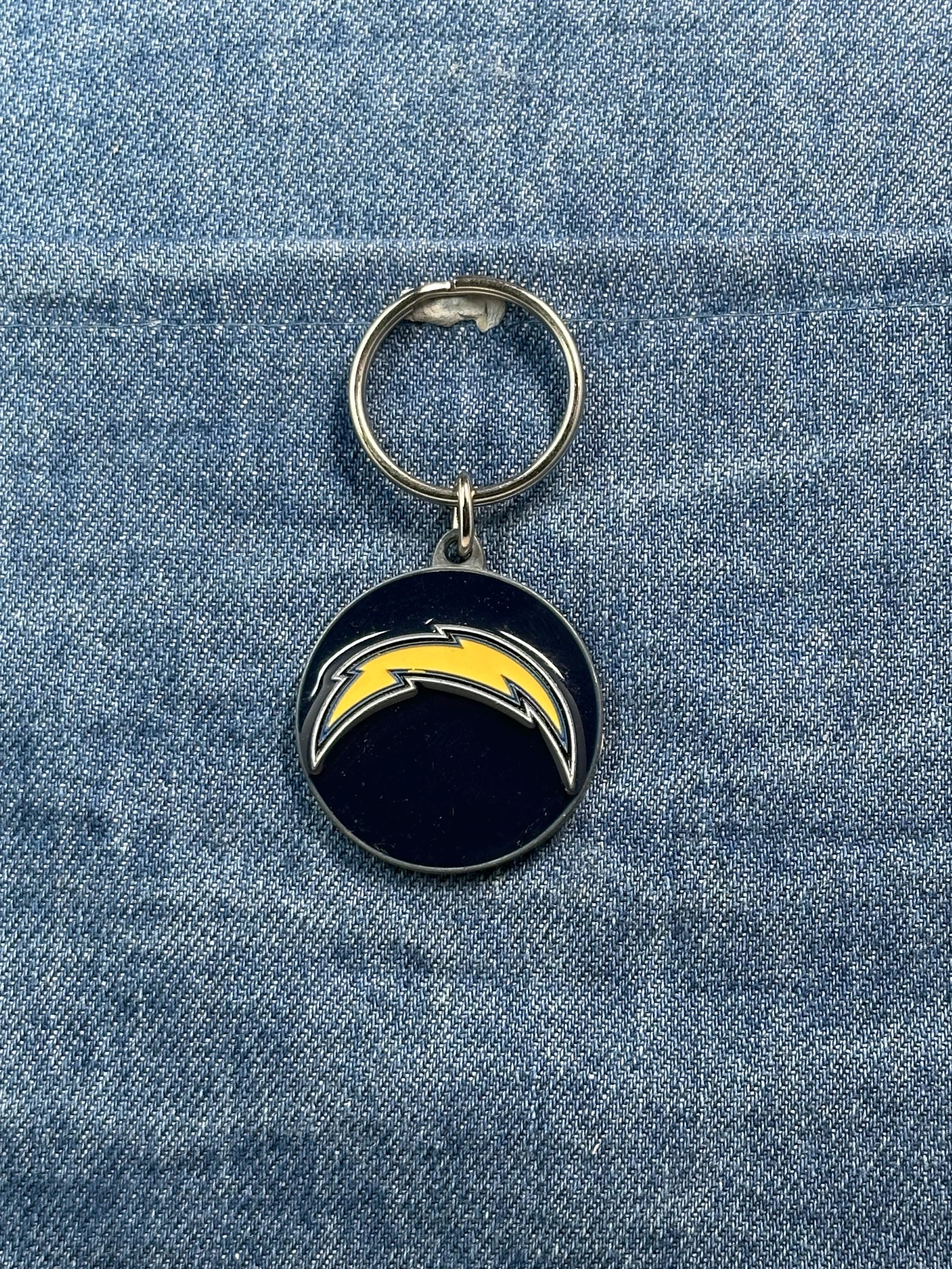 Vintage San Diego Chargers Keychain: Blue Enamel - NFL Football Accessory