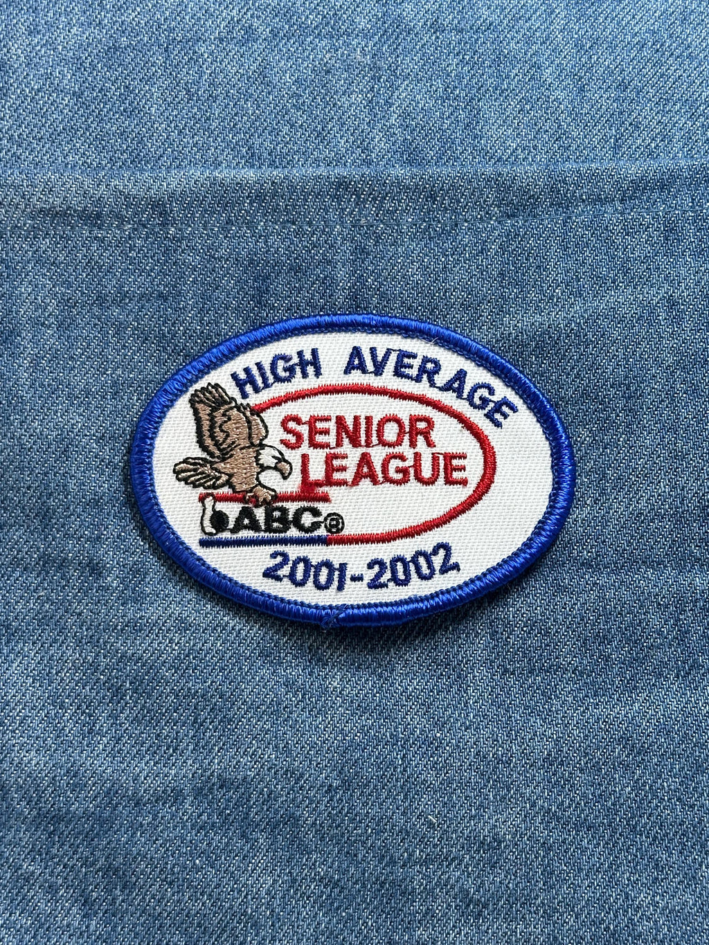 ABC Bowling Patch High Average Senior League 2001-2002 Vintage Bowling