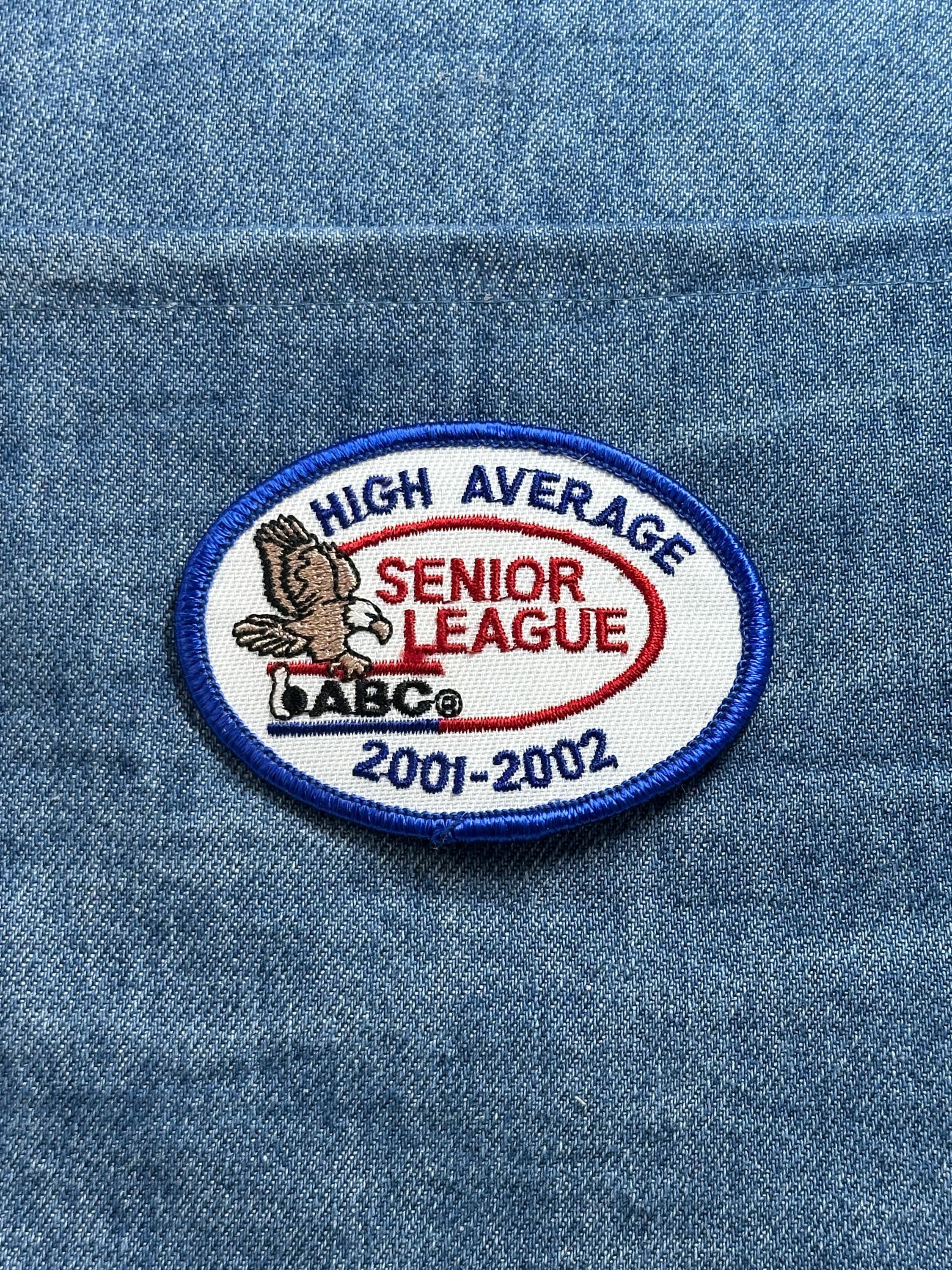 ABC Bowling Patch High Average Senior League 2001-2002 Vintage Bowling