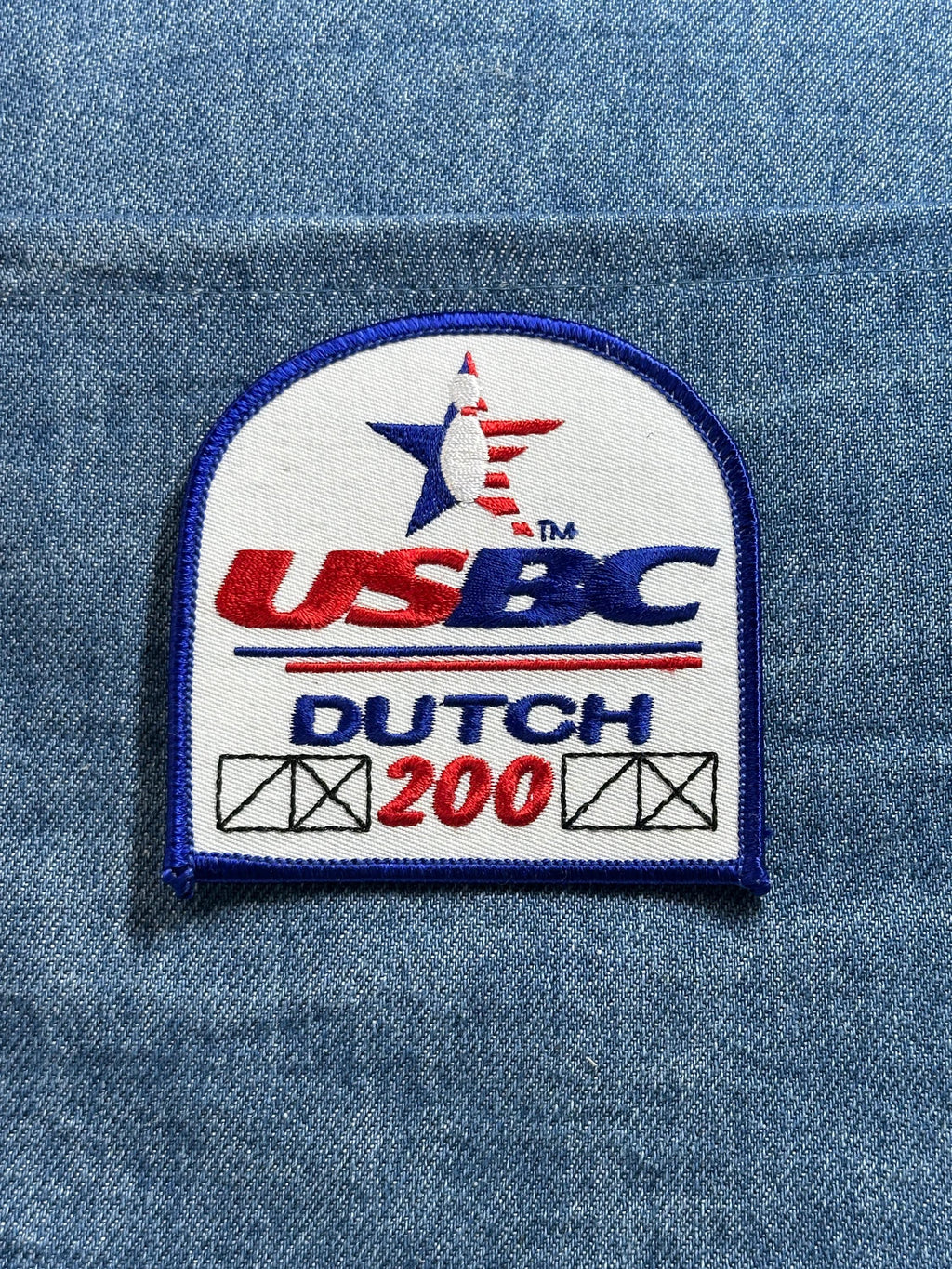 USBC Dutch 200 Patch: Red White Blue - Bowling Award Accessory