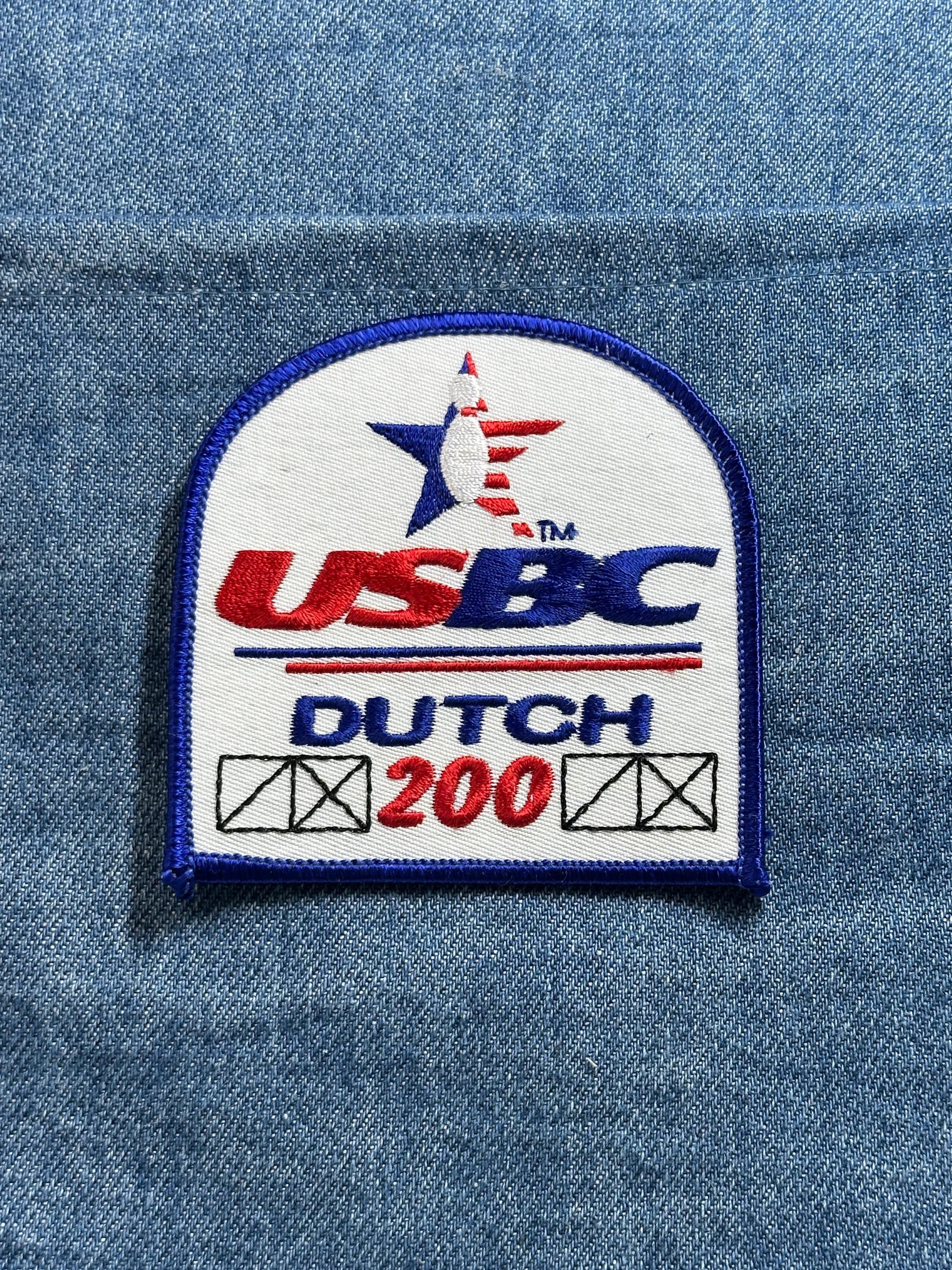 USBC Dutch 200 Patch: Red White Blue - Bowling Award Accessory