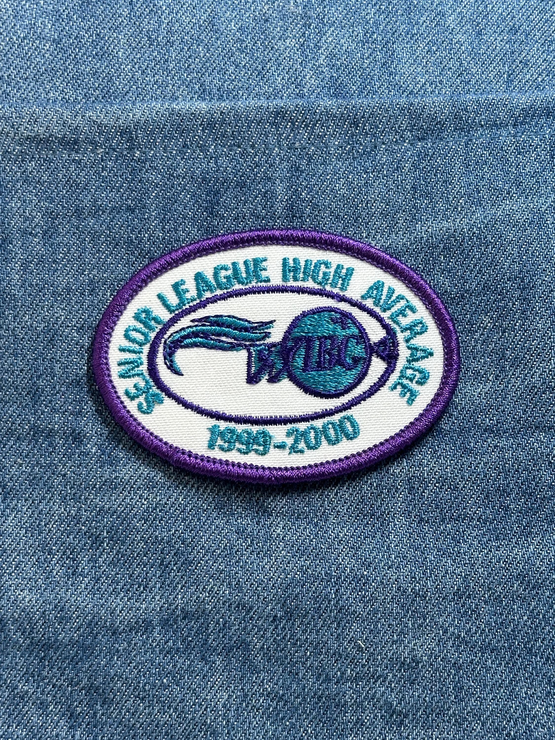 WIBC Senior League High Average Patch 1999 2000 Vintage Bowling Award
