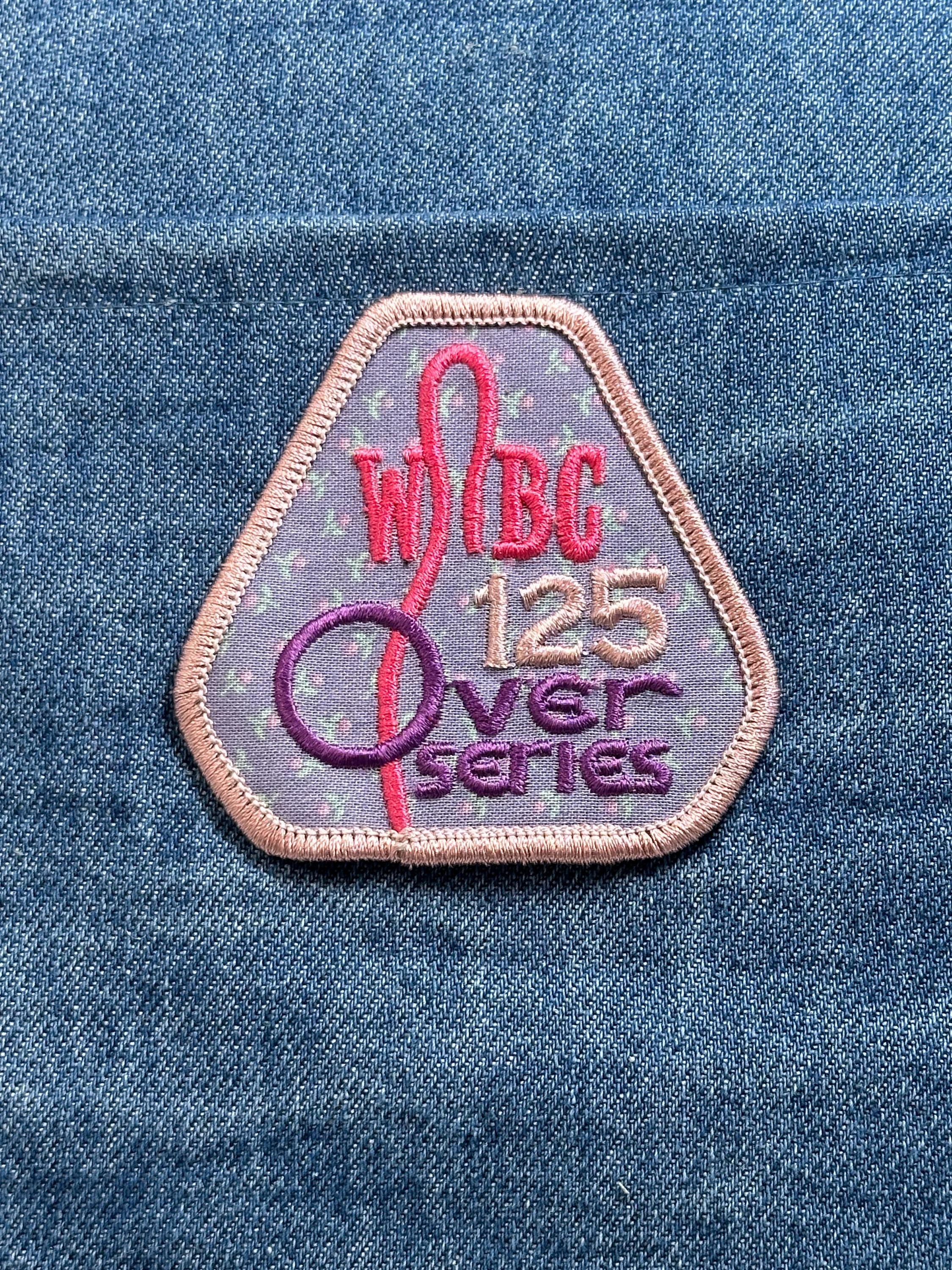 WIBC 125 Over Series Patch Vintage Bowling Award Embroidered