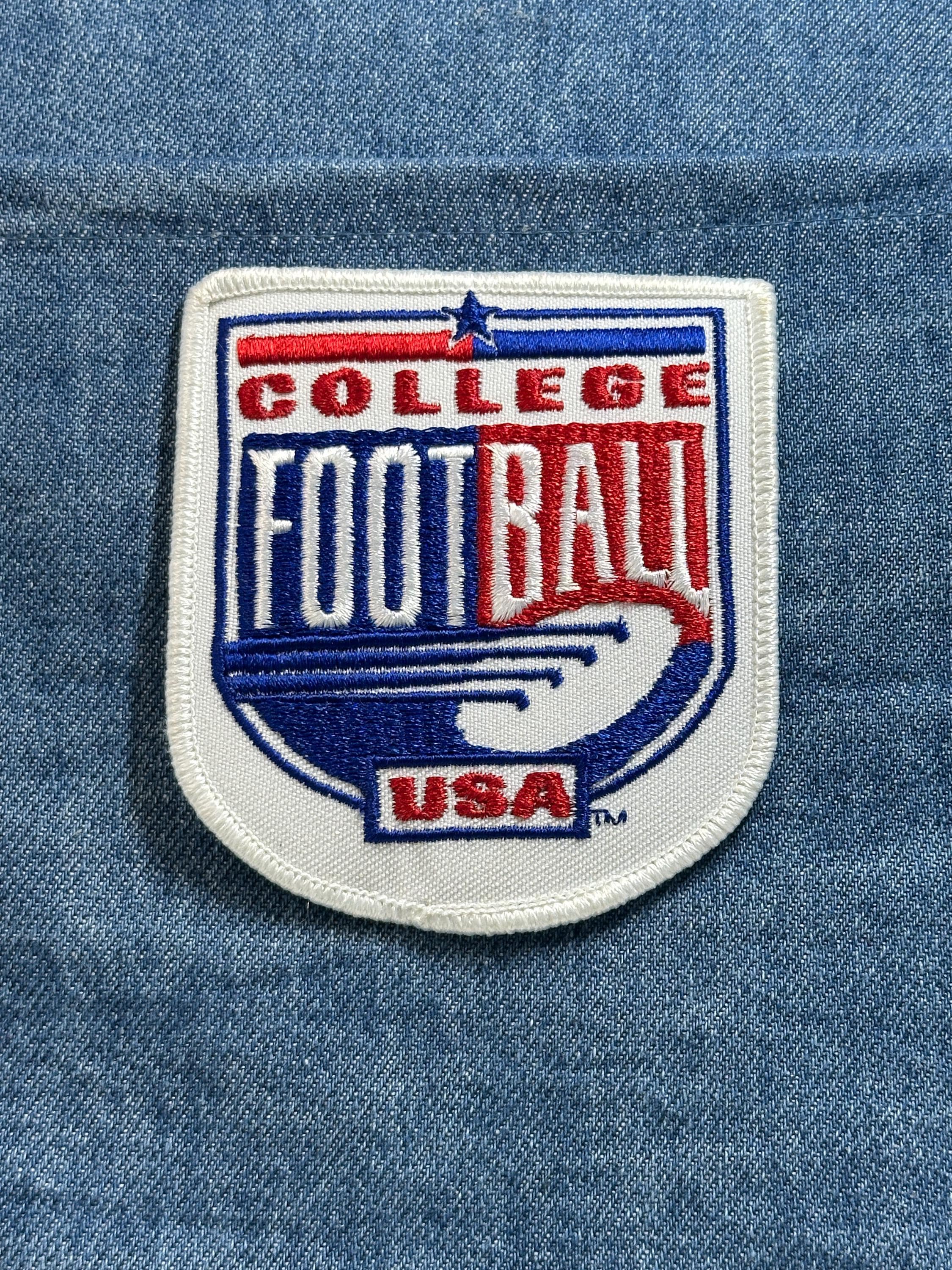College Football USA Patch: Red White Blue - Sports Fan Accessory