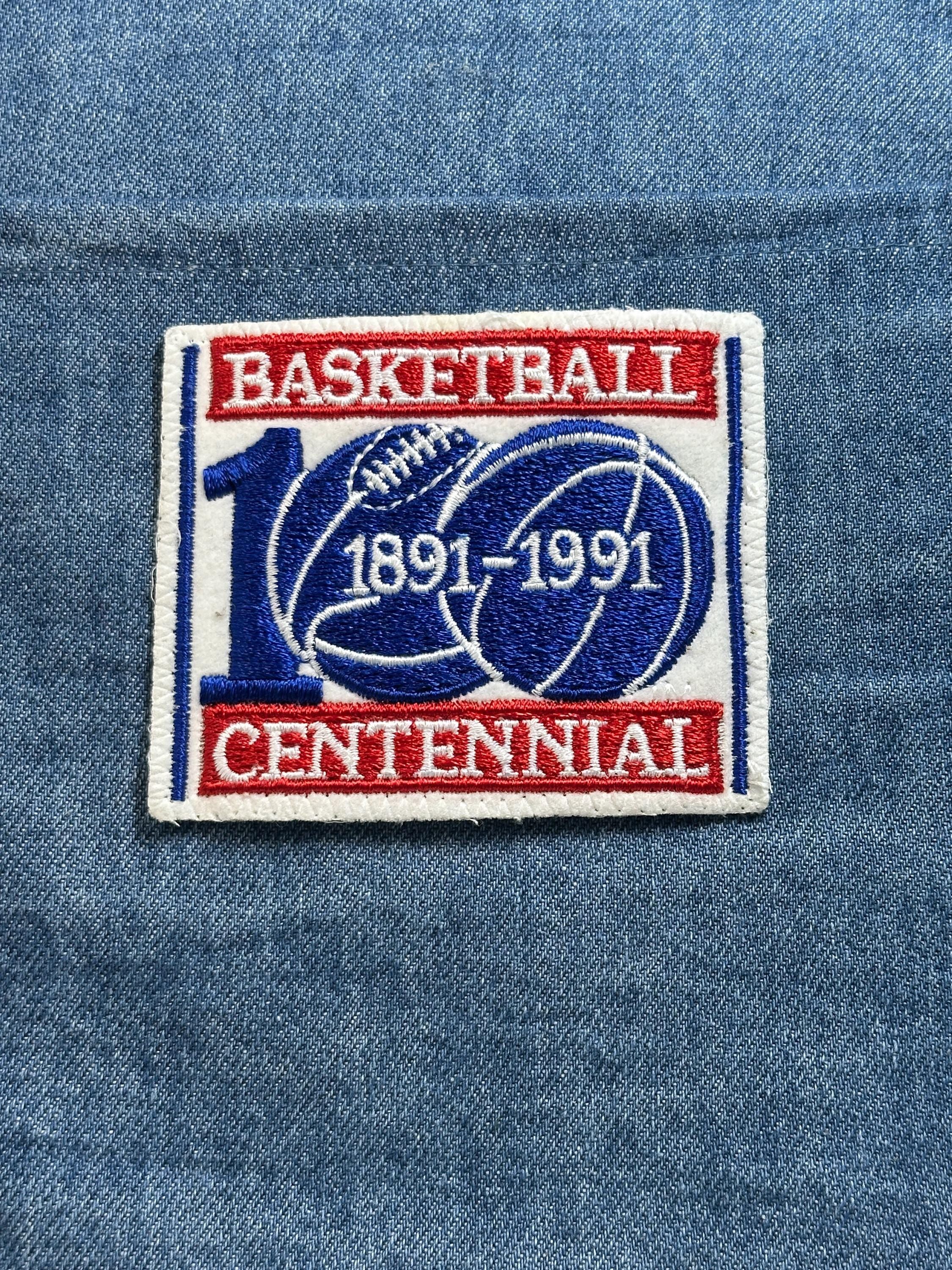 Basketball Centennial Patch: Red White Blue - 1891-1991 Accessory